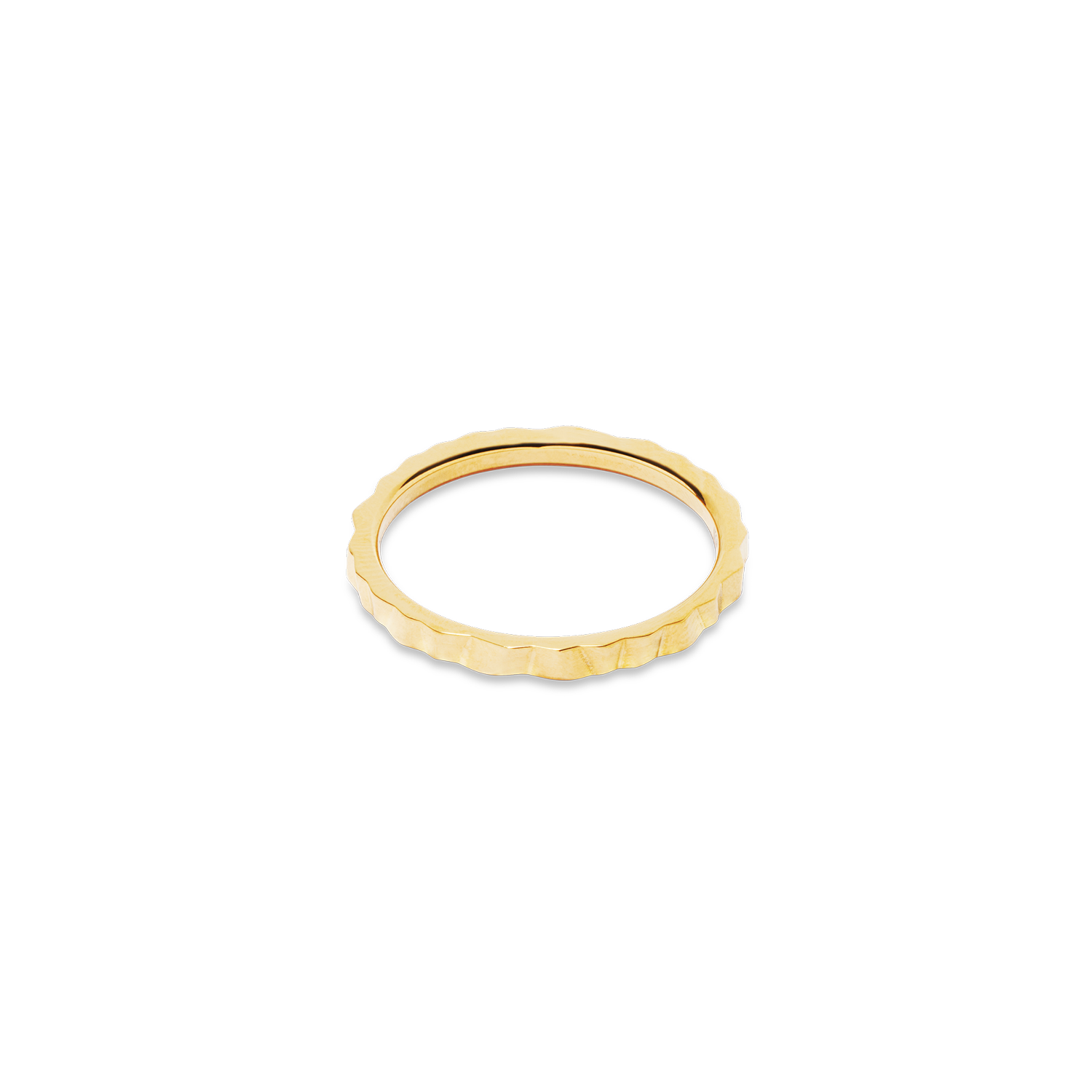 coeur-de-lion-ring-slim-wave-gold-edelstahl image 1