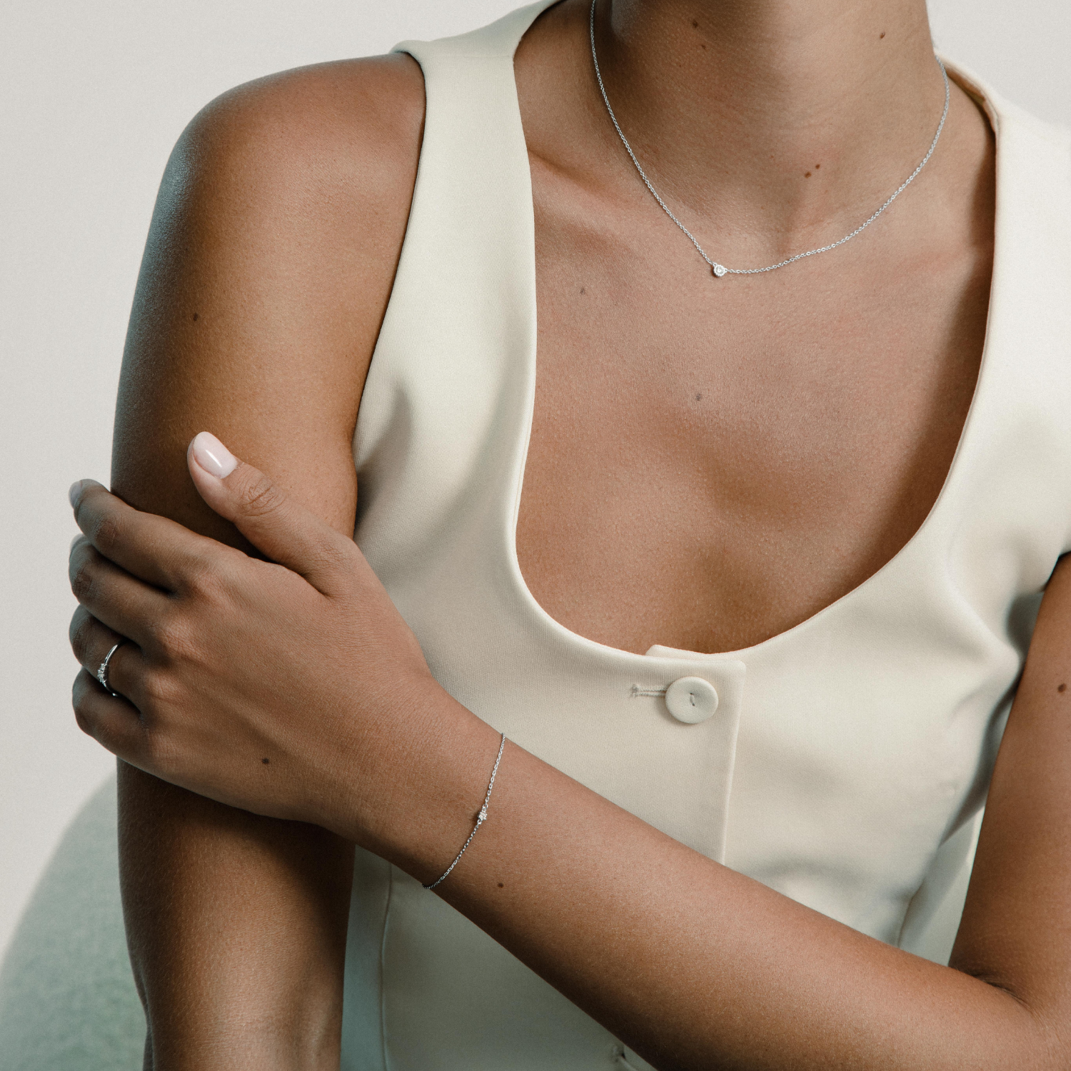 xenox-pure-essentials-krappe-armband-925-sterlingsilber-mit-lab-grown-diamonds image 4