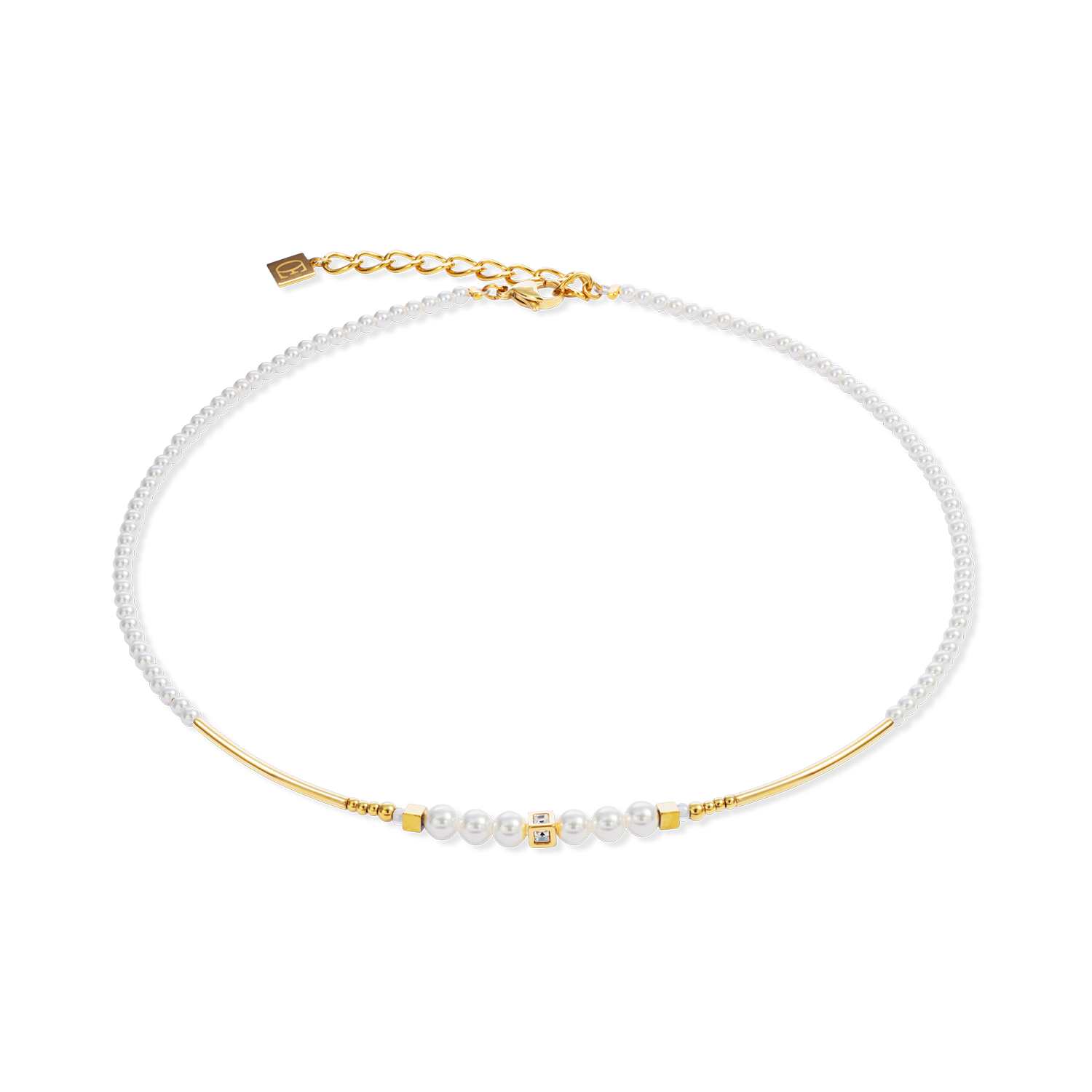 coeur-de-lion-shimmering-princess-pearls-halskette-gold-wei-crystal-pearls image 1