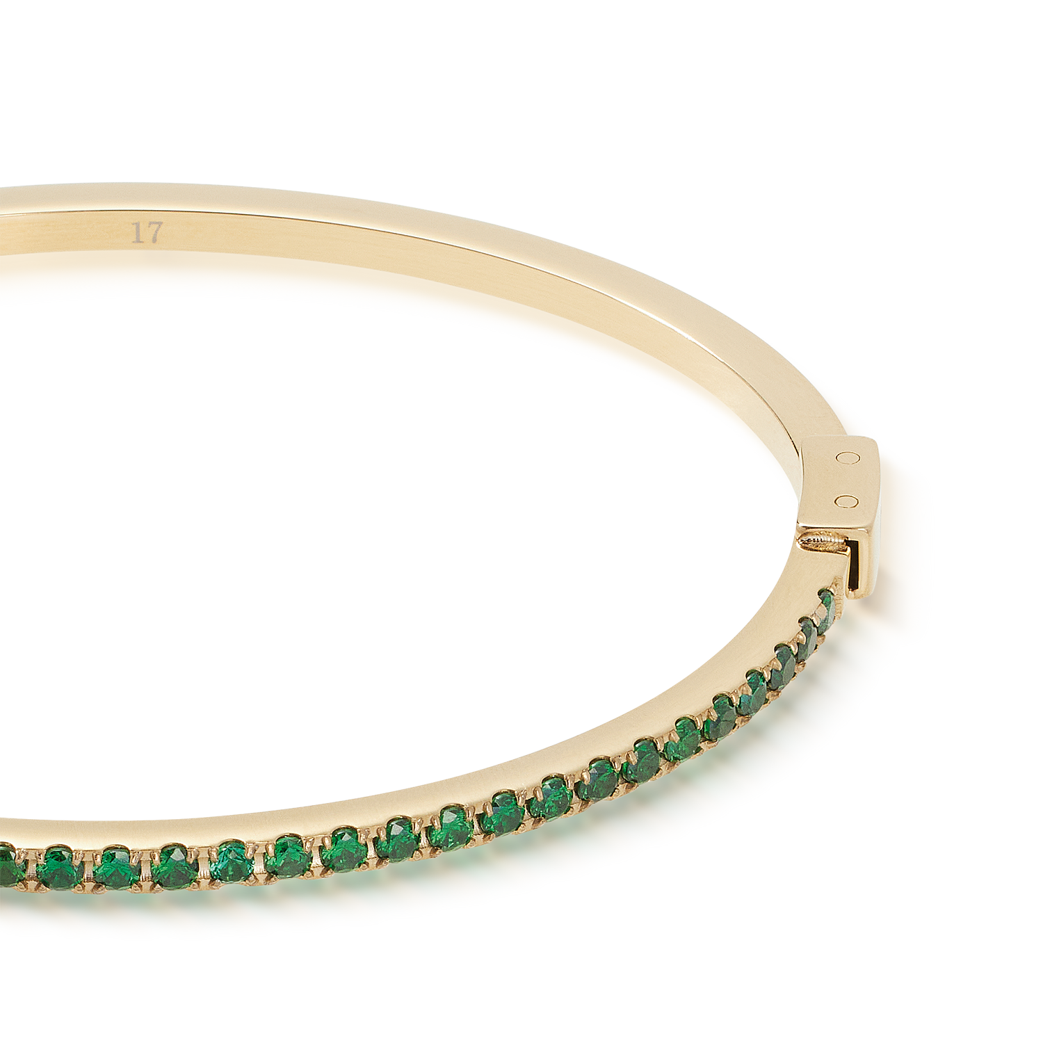 coeur-de-lion-eternal-love-armreif-gold-gr-n-zirkonia-edelstahl image 2
