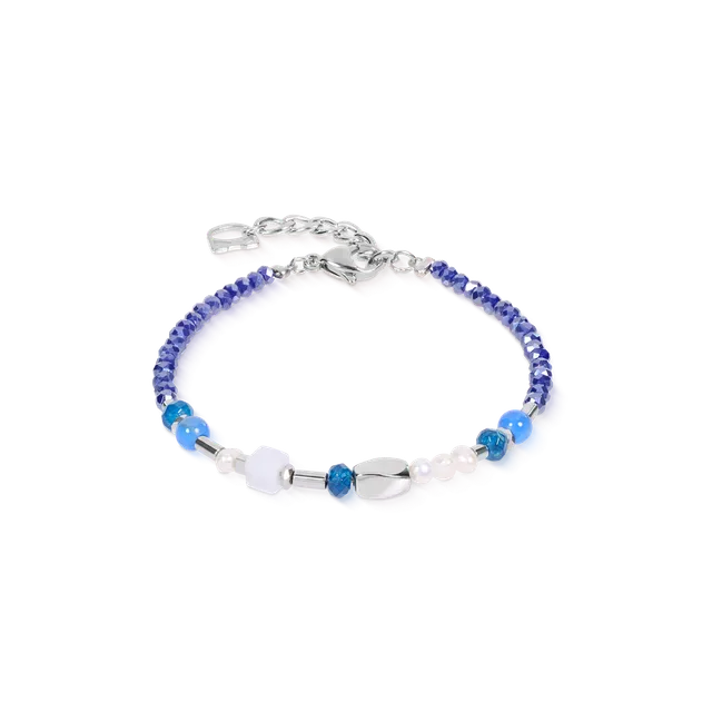 coeur-de-lion-armband-mosaic-sky-silber-17-5-cm image 1