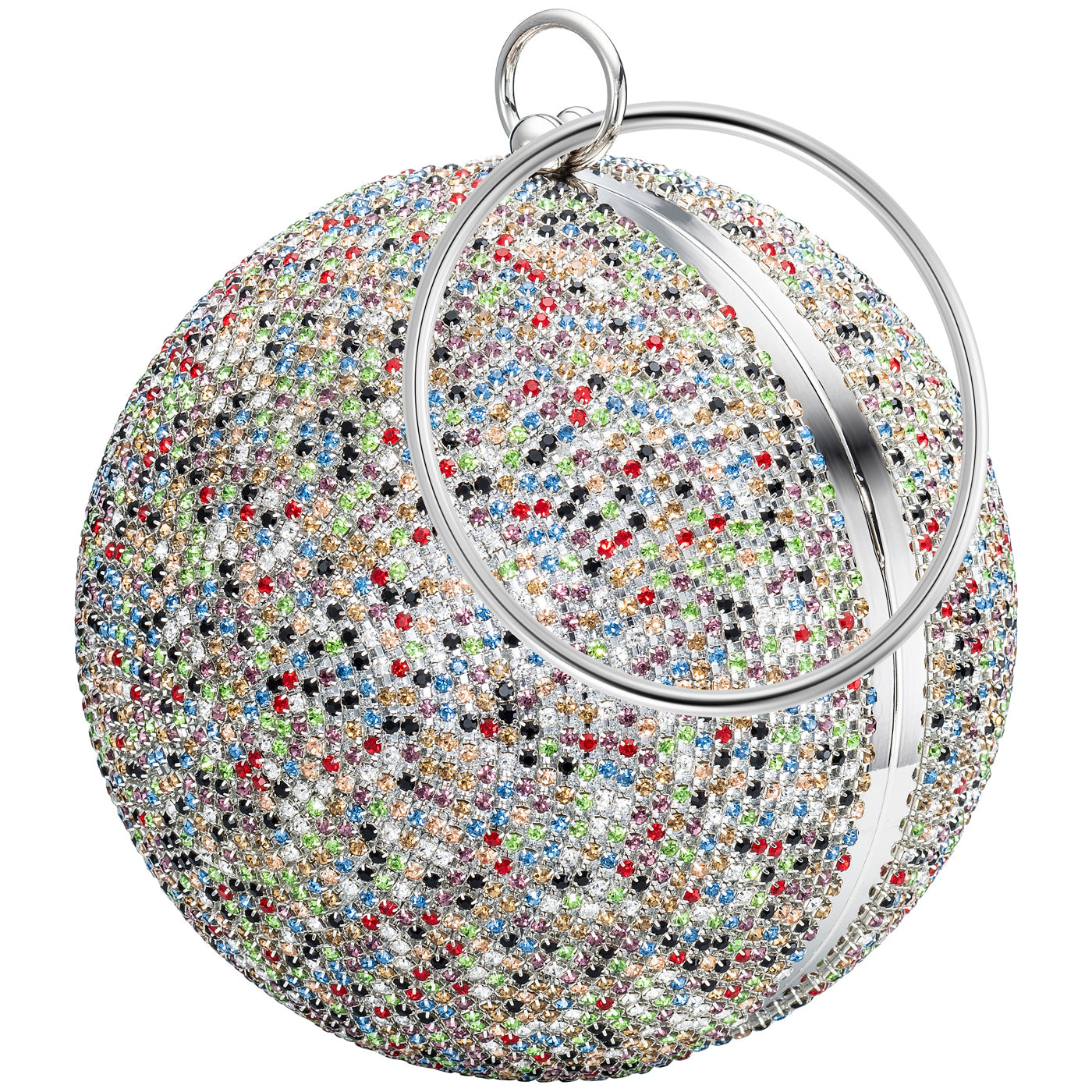 julie-julsen-disco-bag-handtasche-rainbow-kugel-clutch-mit-zirkonia image 4