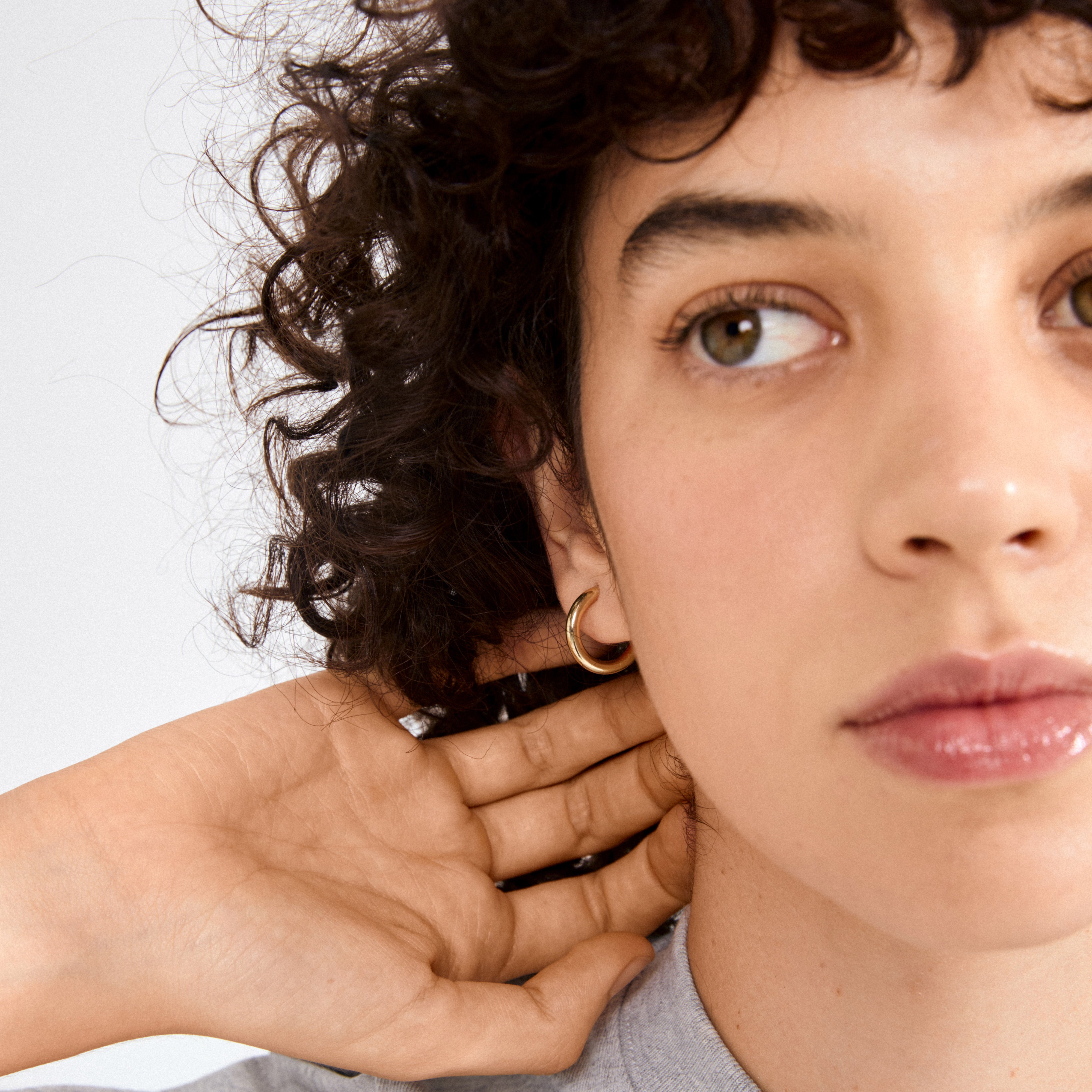 pilgrim-dolag-creolen-vergoldet-chunky-half-hoops image 3
