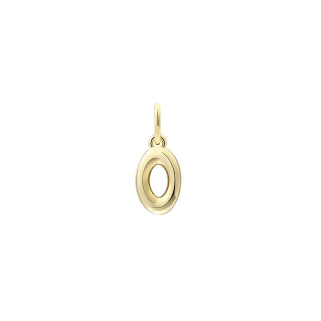 xenox-o-letter-bold-charm-o-925-sterlingsilber-18k-vergoldung image 1