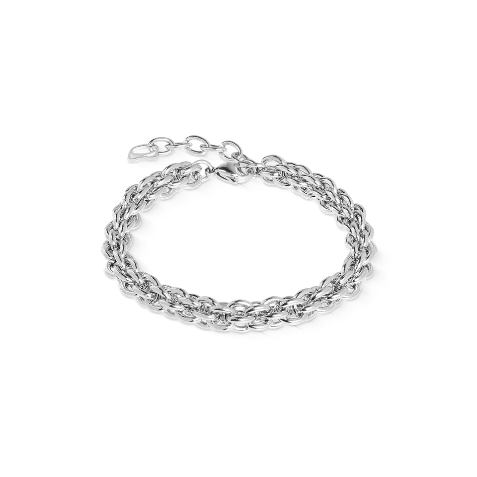 coeur-de-lion-mesh-chain-classic-armband-silber image 1