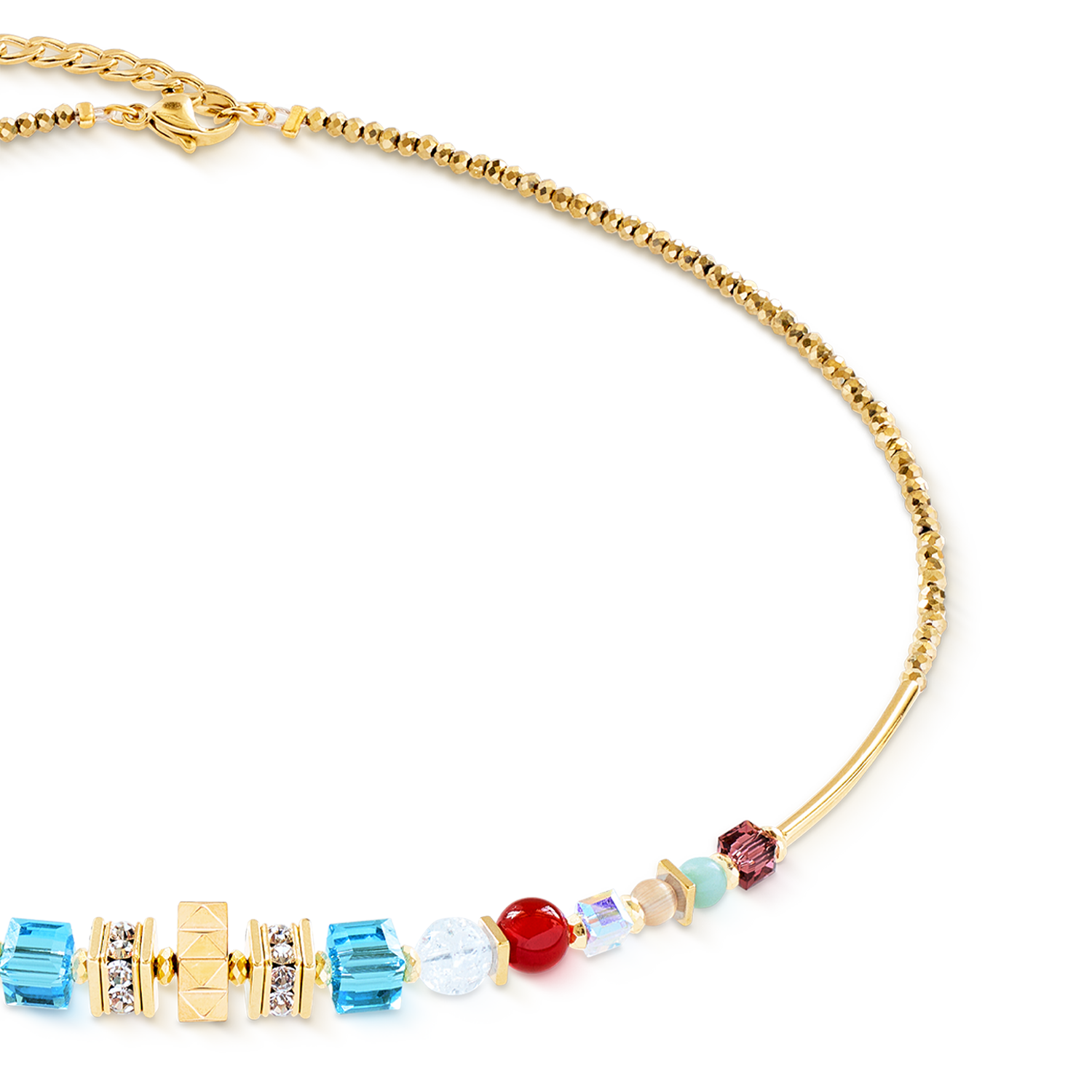 coeur-de-lion-halskette-shape-mix-nexus-gold-multicolor image 2