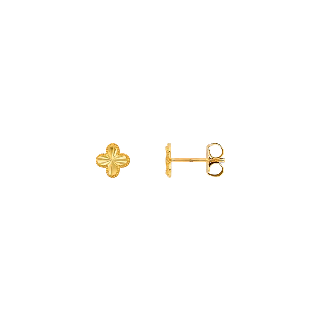 xenox-fine-clover-facet-ohrringe-585-gelbgold-xg14k4241g image 1