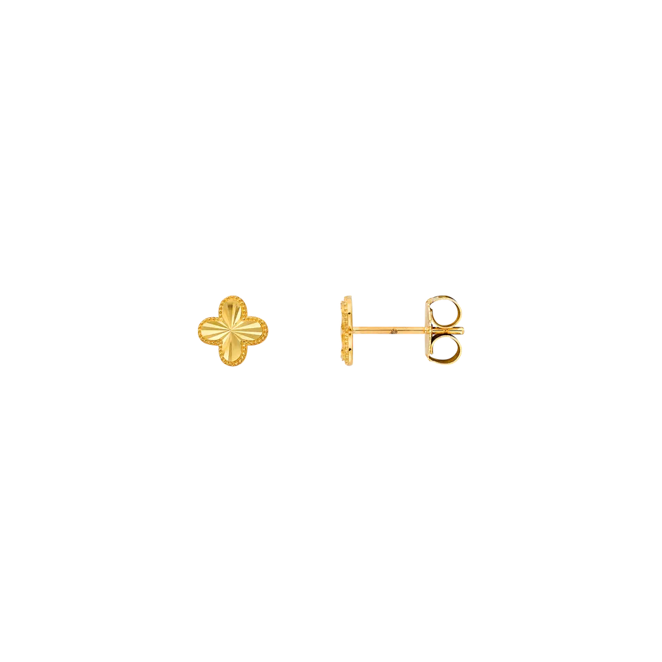 xenox-fine-clover-facet-ohrringe-585-gelbgold-xg14k4241g image 1