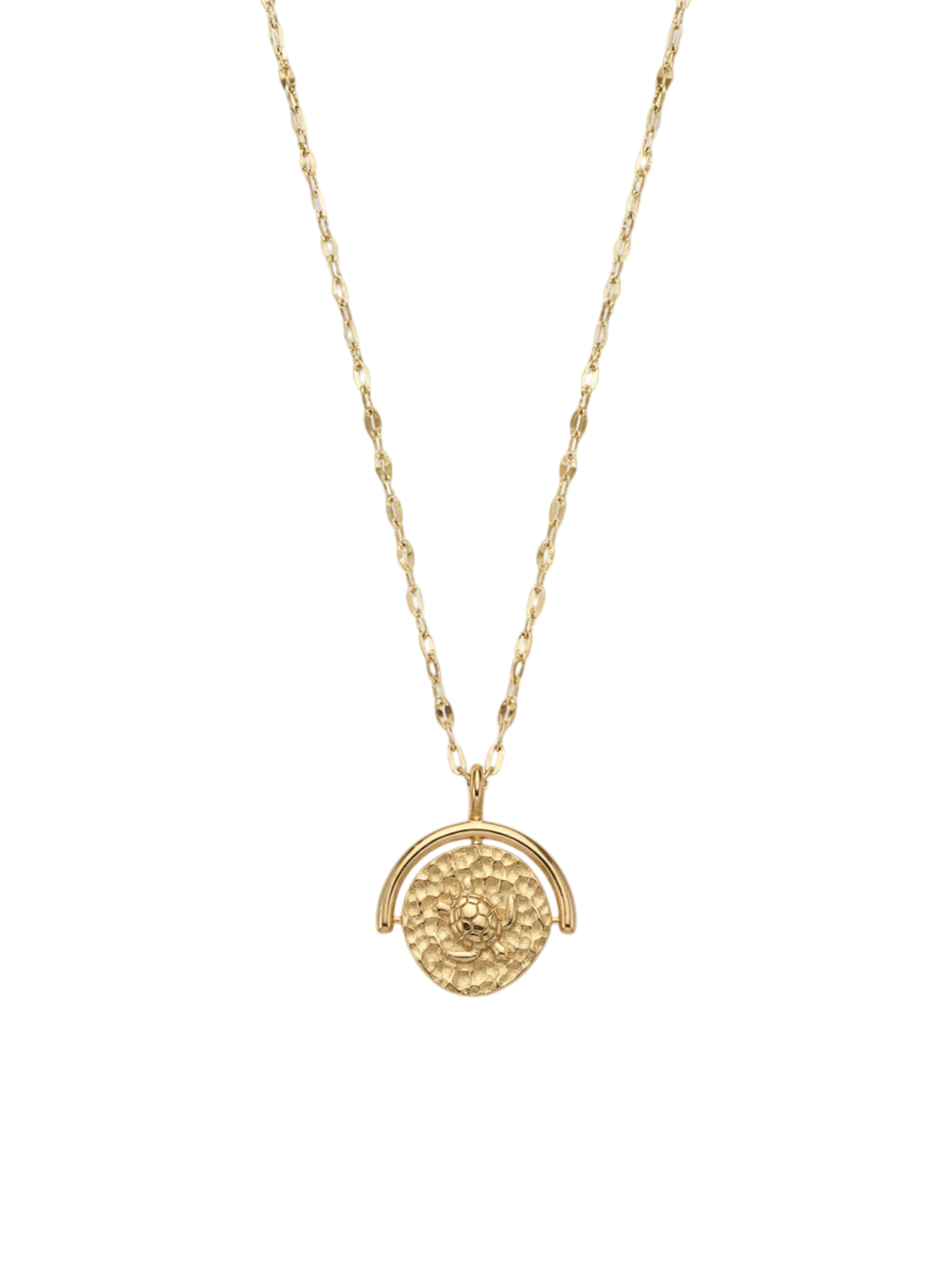 purelei-island-story-kette-wendbarer-coin-anh-nger-palme-schildkr-te-40-45-cm image 4