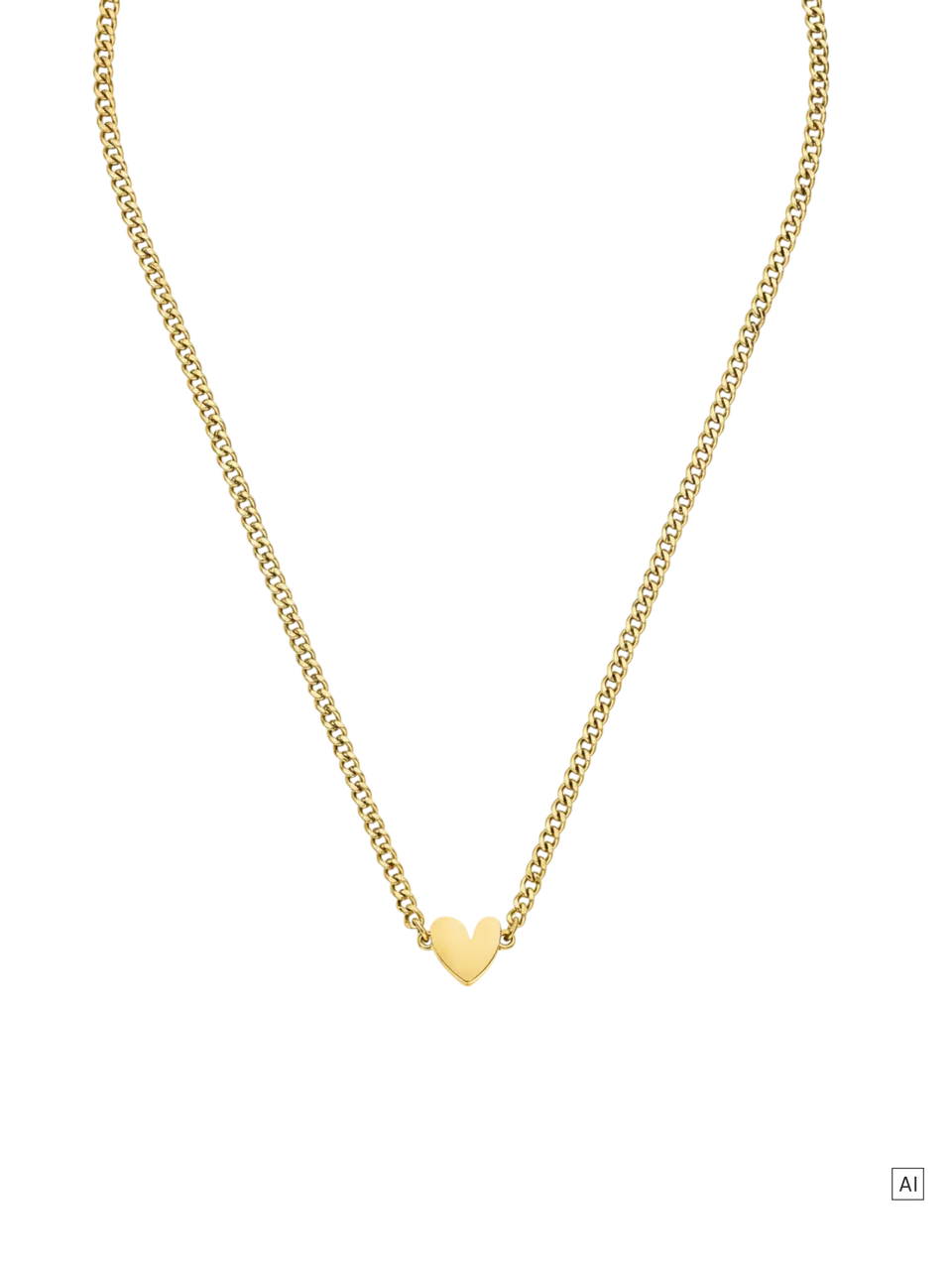 purelei-tiny-heart-kette-herz-anh-nger-kette-verstellbar image 1