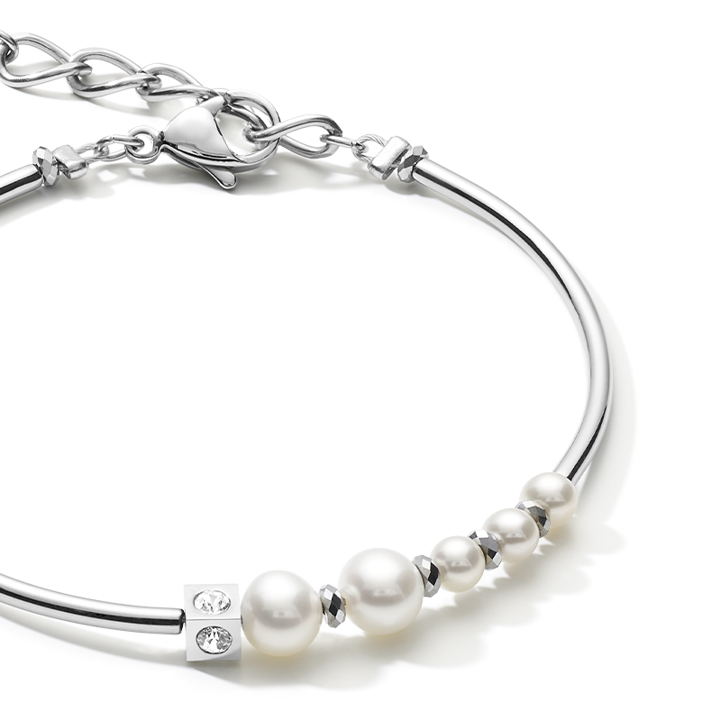 coeur-de-lion-armband-asymmetrie-s-wasserperlen-edelstahl-wei-silber image 2