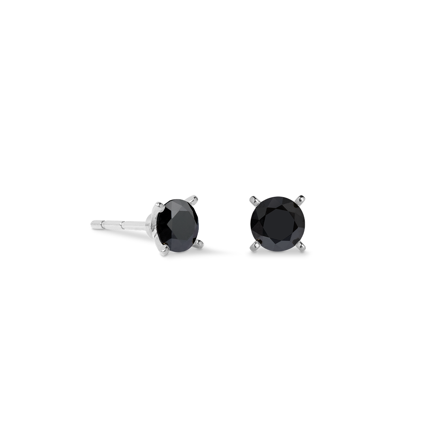 coeur-de-lion-ohrstecker-glam-dot-5-mm-silber-schwarz image 2