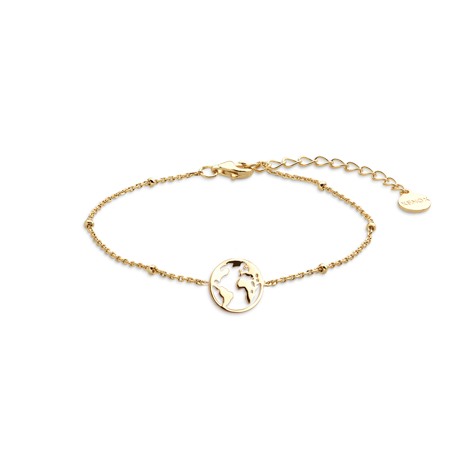 xenox-weltkugel-armband-xs2986-925-sterlingsilber-rhodiniert image 2