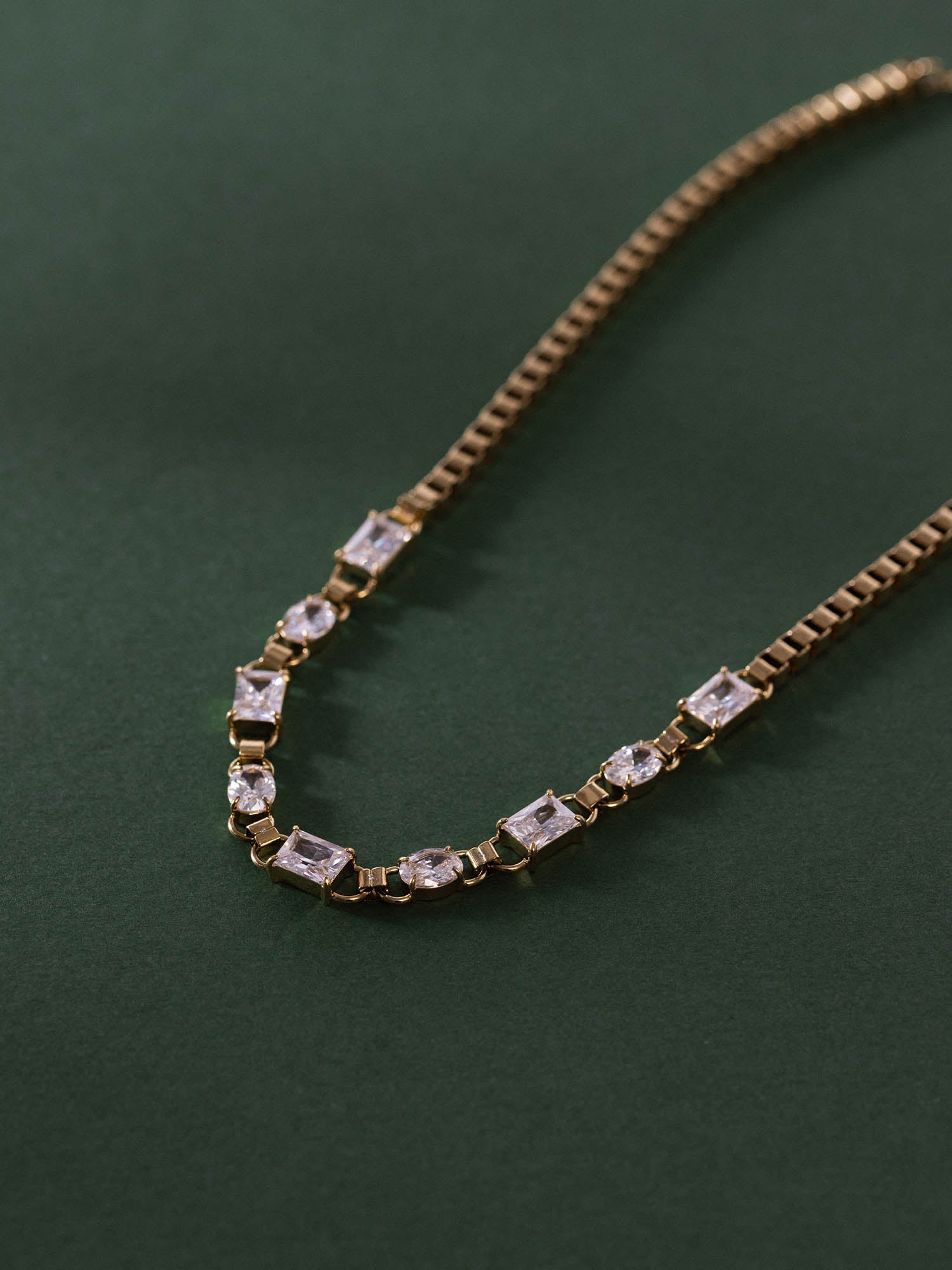 purelei-glam-kette-mit-zirkonia-40-45-cm-edelstahl image 4