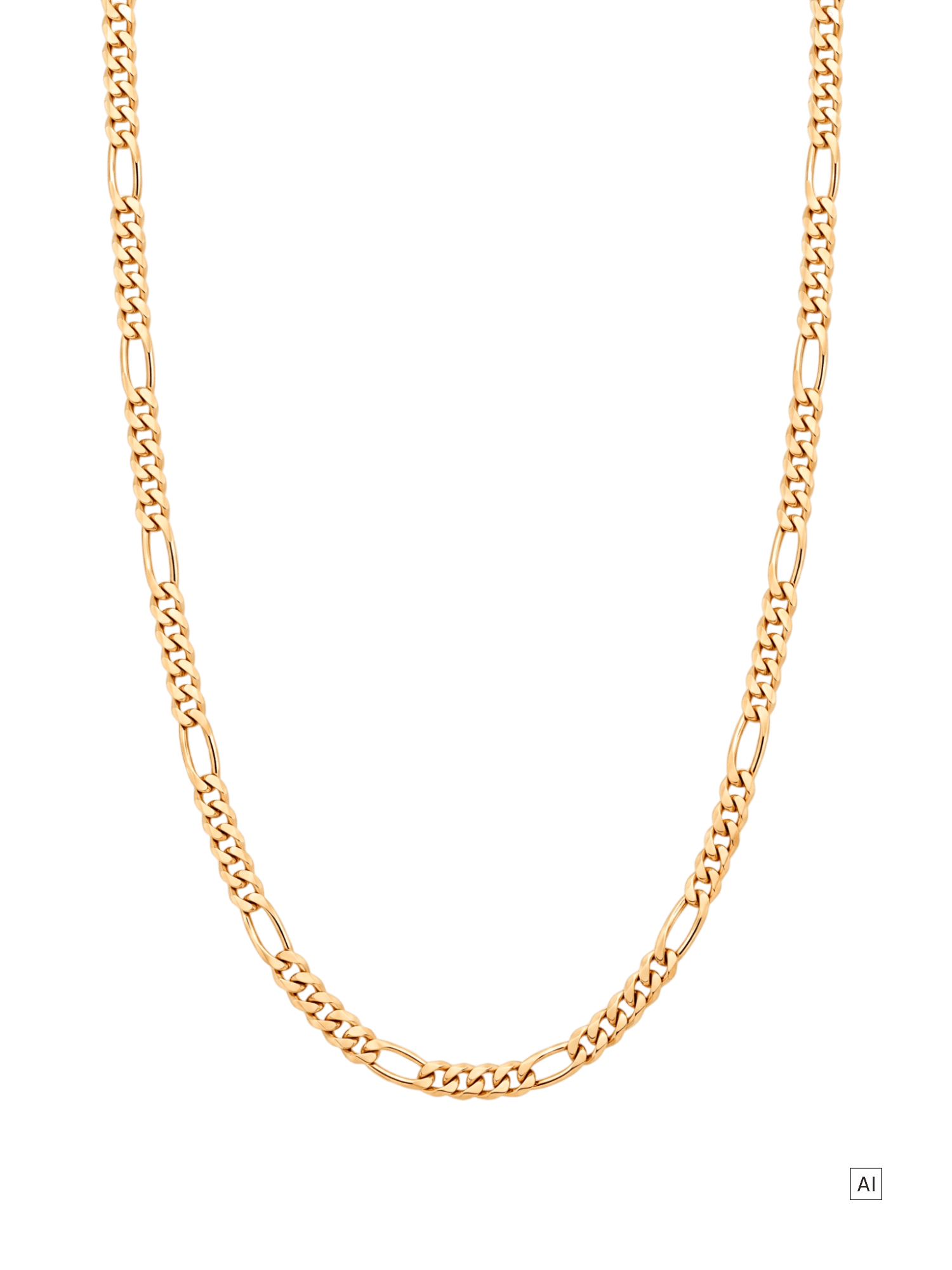 purelei-figaro-kette-unisex-verstellbar-50-55-cm-edelstahl-wasserfest image 1