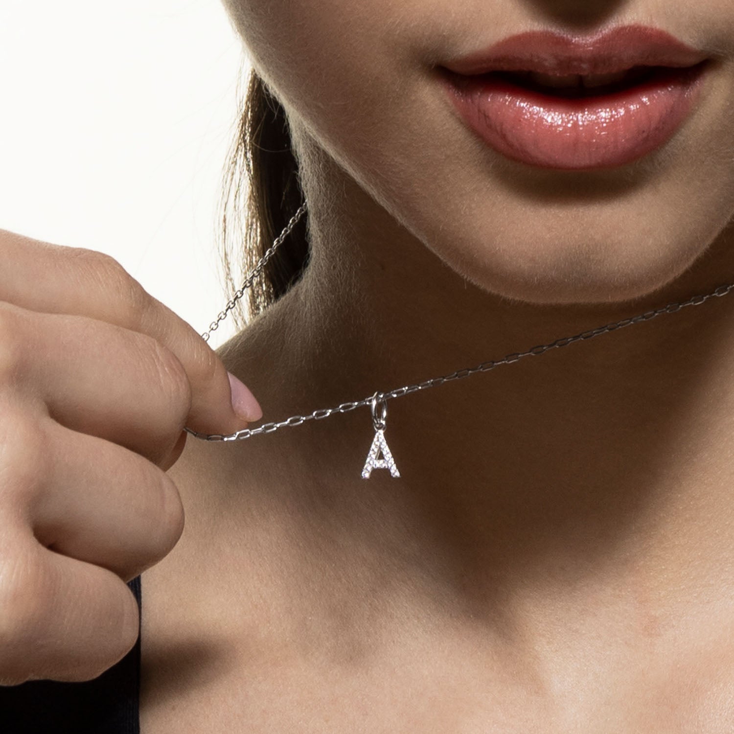 xenox-a-letter-charm-925-sterlingsilber-18k-vergoldet-mit-zirkonia image 4
