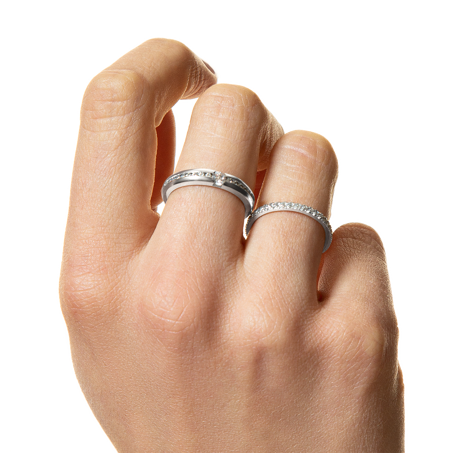 xenox-partnerring-edelstahl-mit-zirkonia-steinen image 2