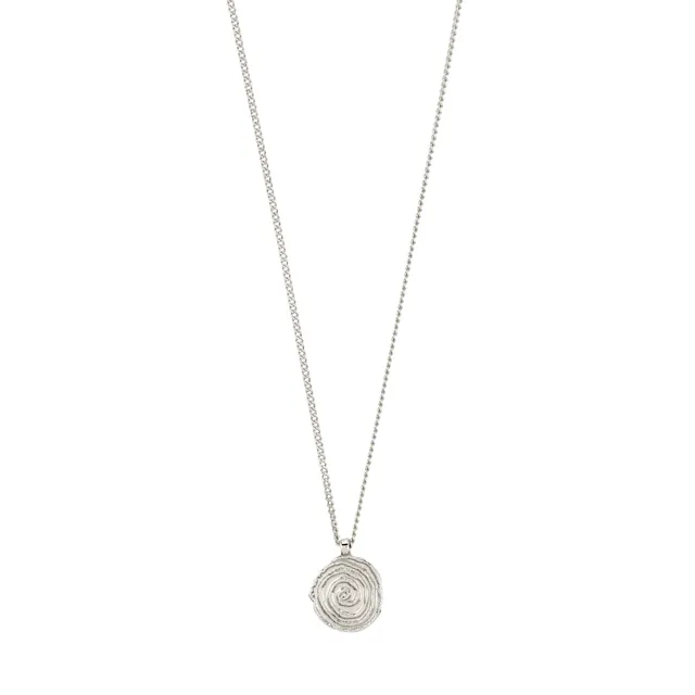 pilgrim-air-coin-kette-versilbert-40-cm-12-cm-verl-ngerung image 1