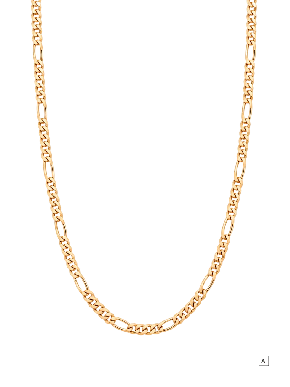 purelei-figaro-kette-unisex-verstellbar-50-55-cm-edelstahl-wasserfest image 1