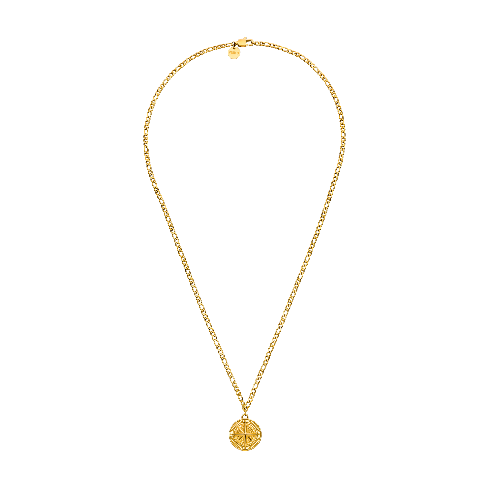 purelei-compass-men-kette-mit-kompass-anh-nger-60-cm image 3