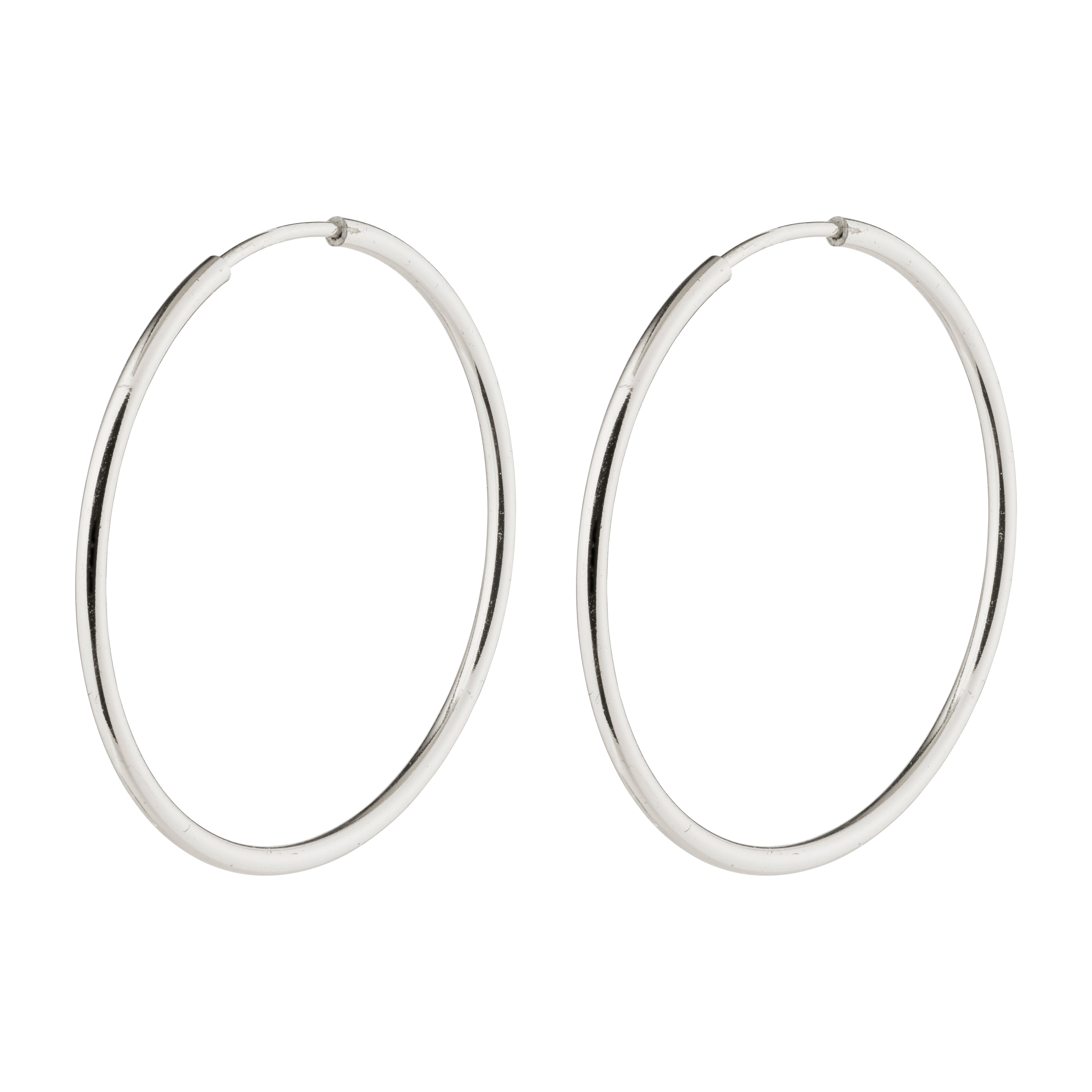pilgrim-sanne-medium-creolen-versilbert-26-mm image 1