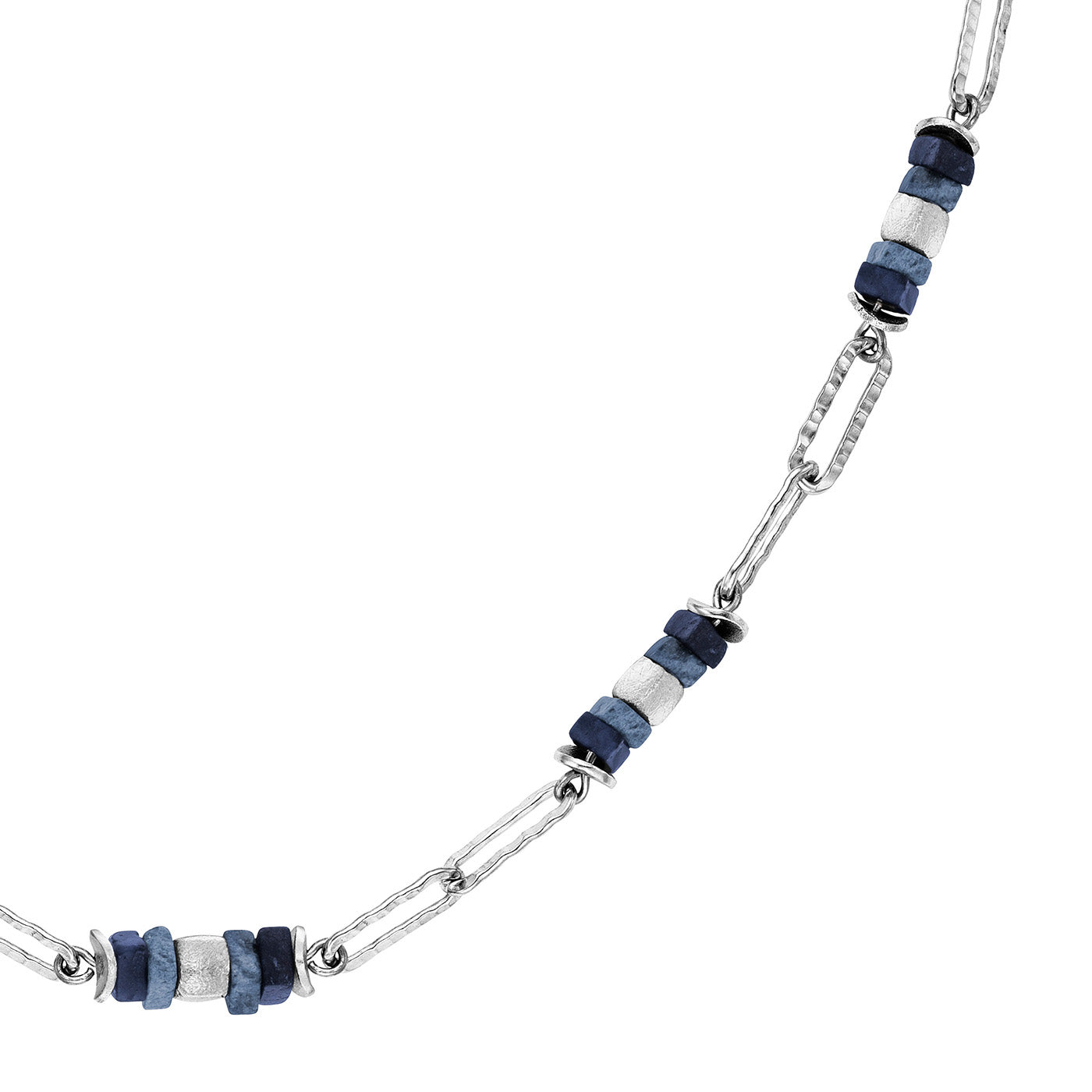 julie-julsen-loving-stones-kette-dumortierit-blau-36-edelsteine-40-5-cm image 2