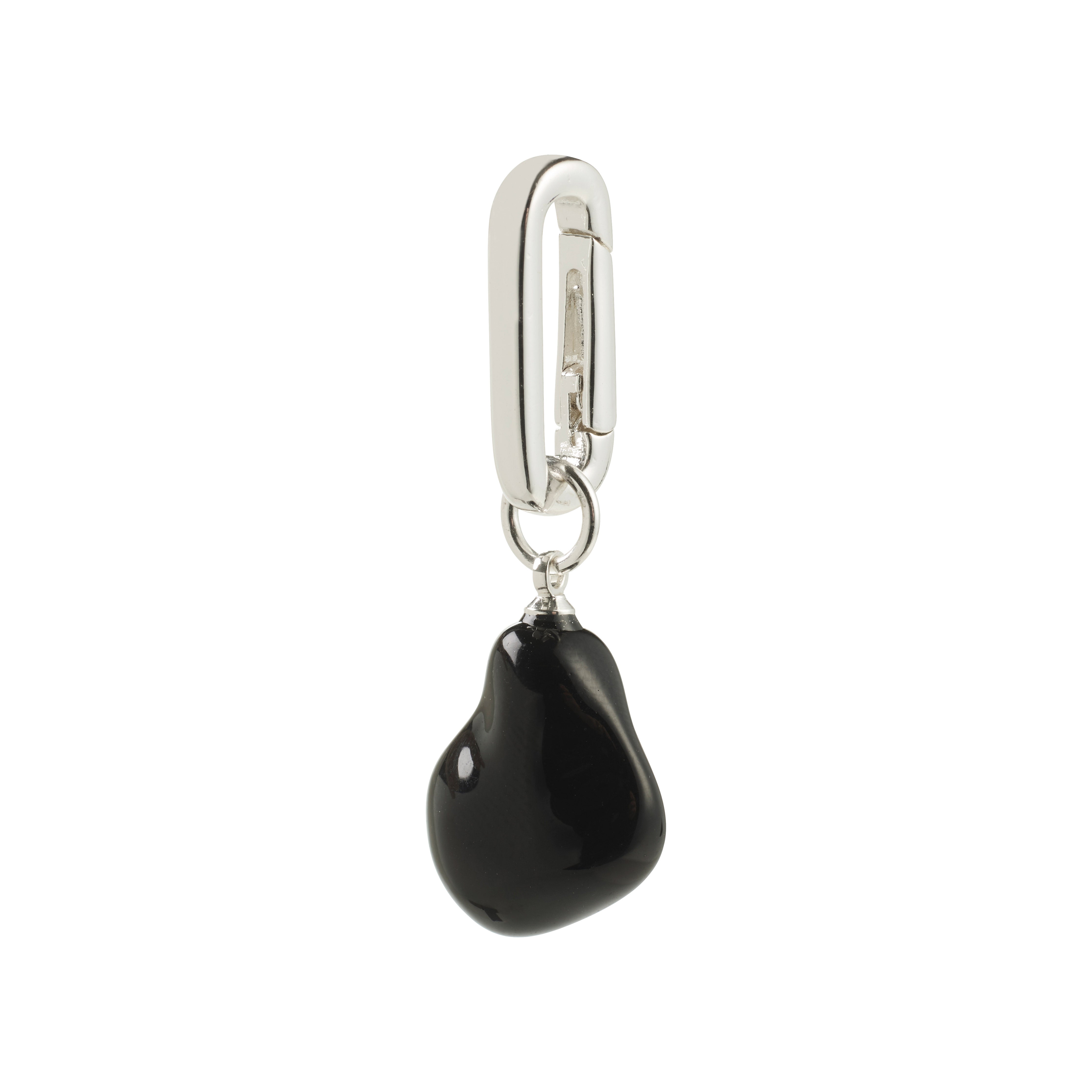 pilgrim-charm-anh-nger-schwarz-versilbert image 1