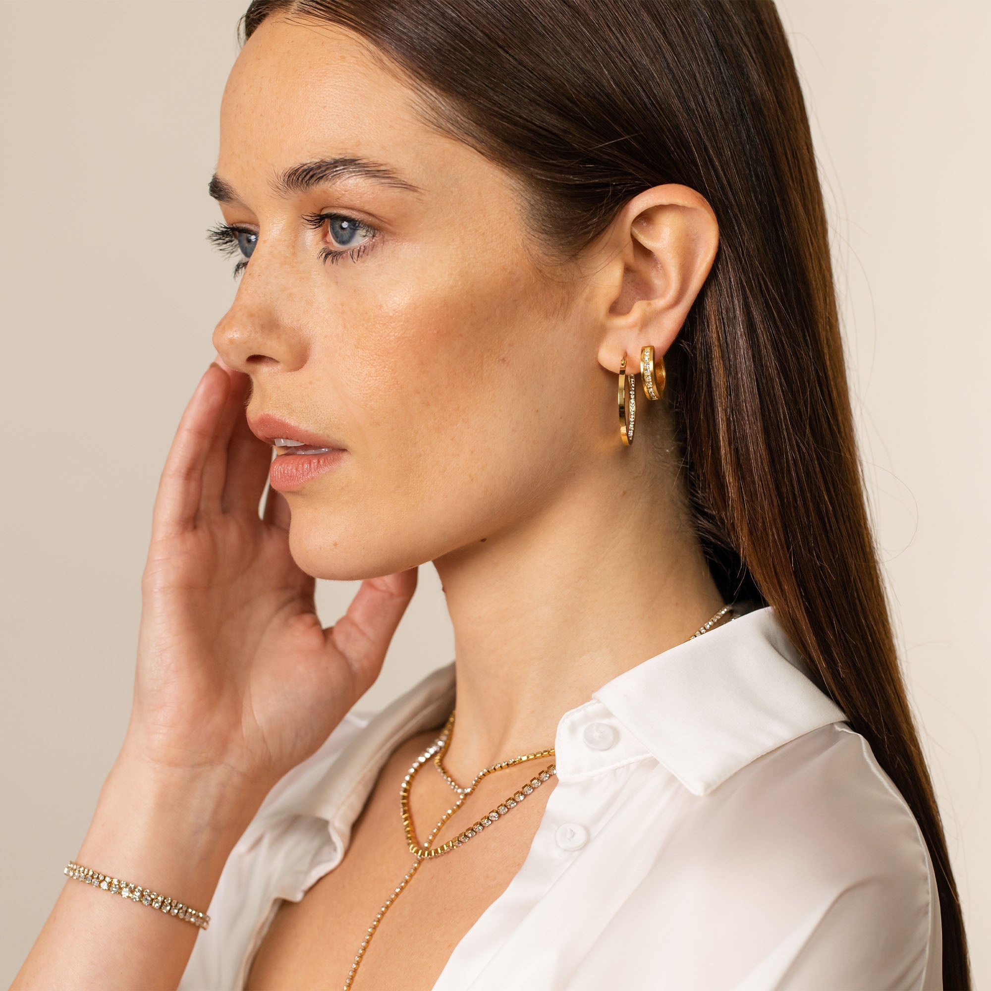 purelei-inner-shine-ohrringe-creolen-30-mm-gold-silber-ros-gold image 2