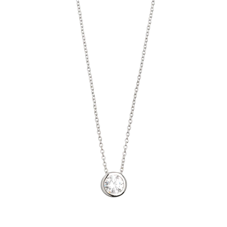 xenox-zarge-halskette-xs7282-925-sterlingsilber-rhodiniert-mit-zirkonia-solit-r image 1