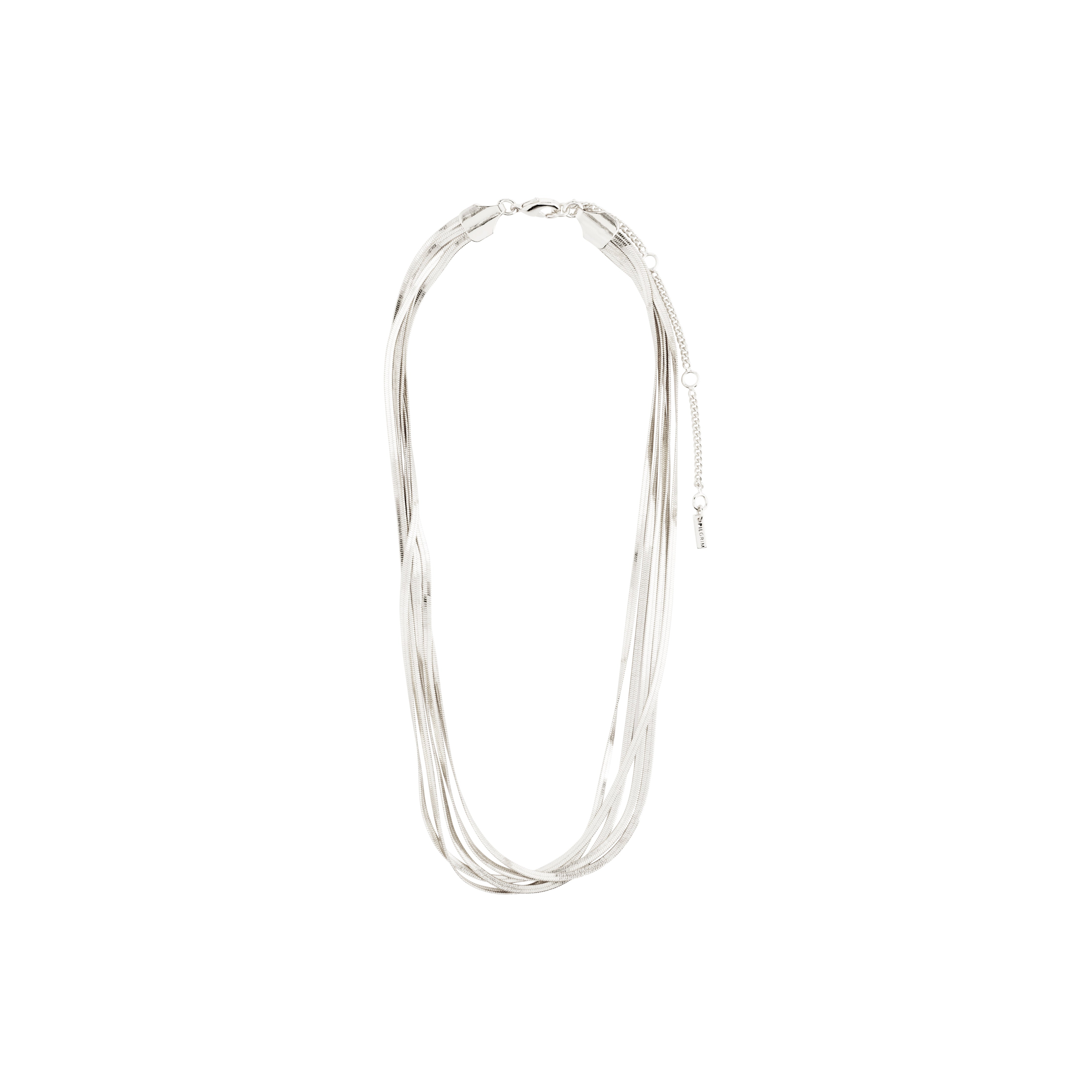 pilgrim-kira-halskette-versilbert-5-reihig-schlangenkette image 4