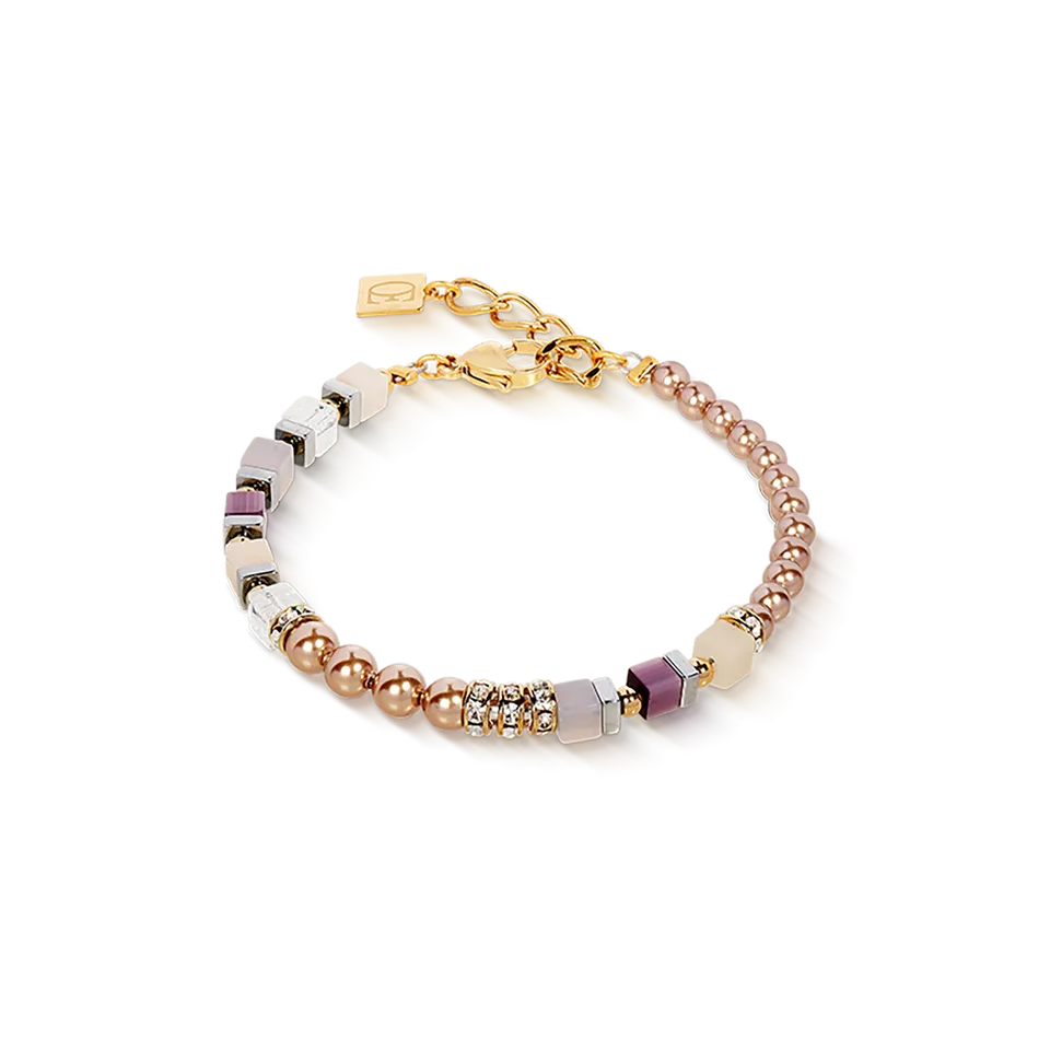 coeur-de-lion-precious-fusion-offset-armband-champagne-blush image 1