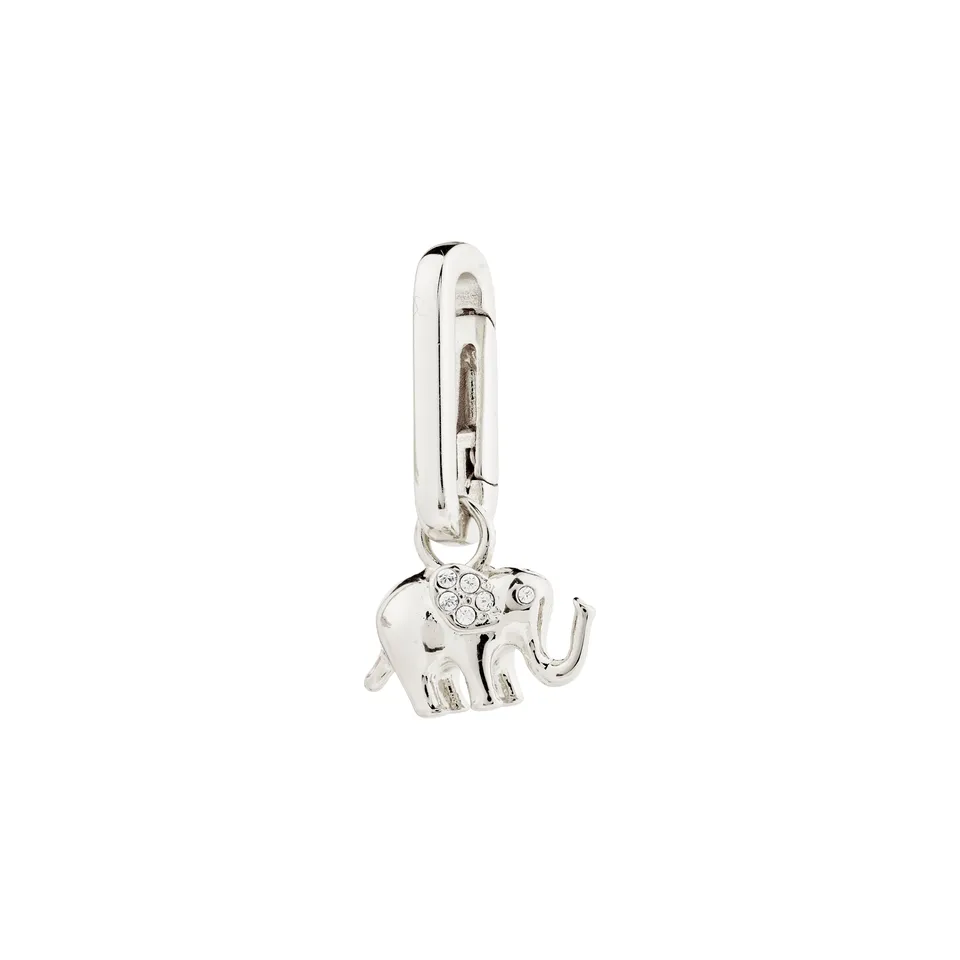 pilgrim-charm-anh-nger-elefant-silberplattiert-kristall image 1