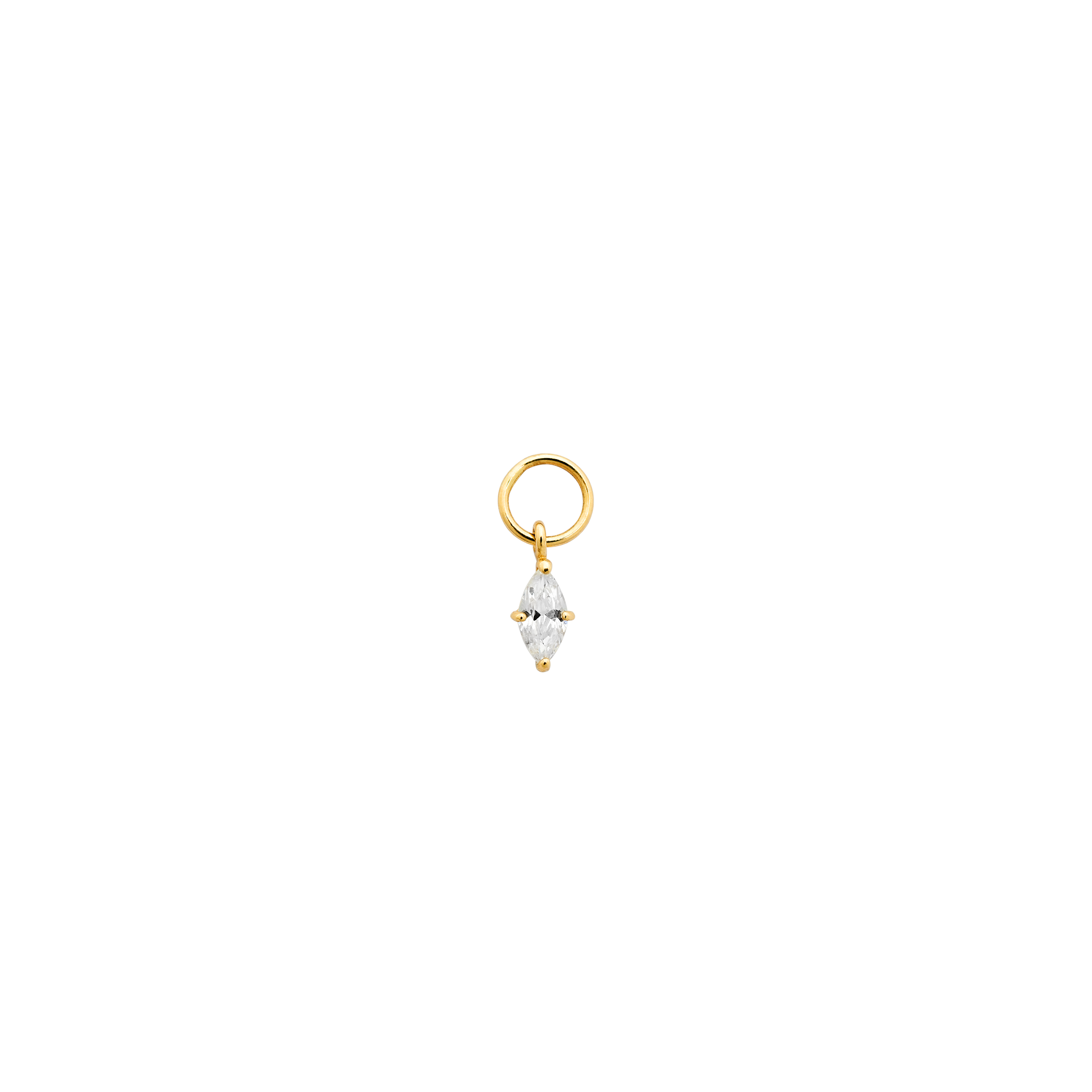xenox-fine-spark-ohrring-anh-nger-585-gelbgold-mit-marquise-zirkonia image 1