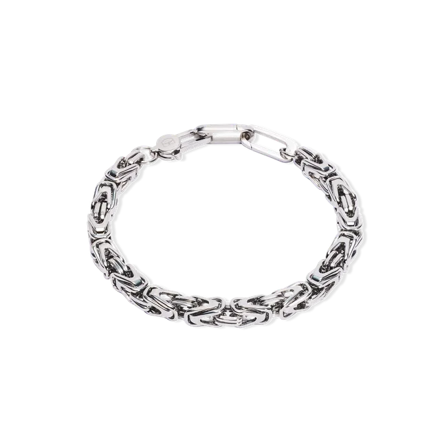 coeur-de-lion-armband-snake-chain-silber-edelstahl-schlangen-gliederkette image 1