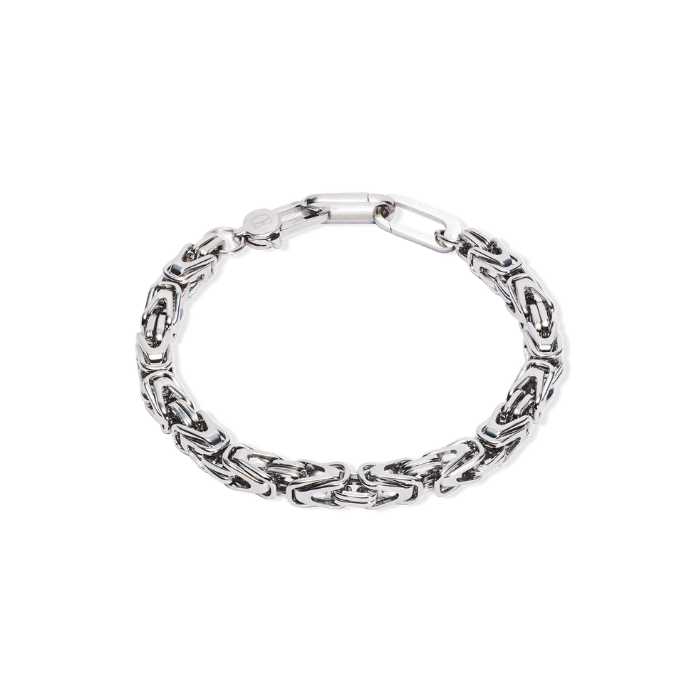 coeur-de-lion-armband-snake-chain-silber-edelstahl-schlangen-gliederkette image 1