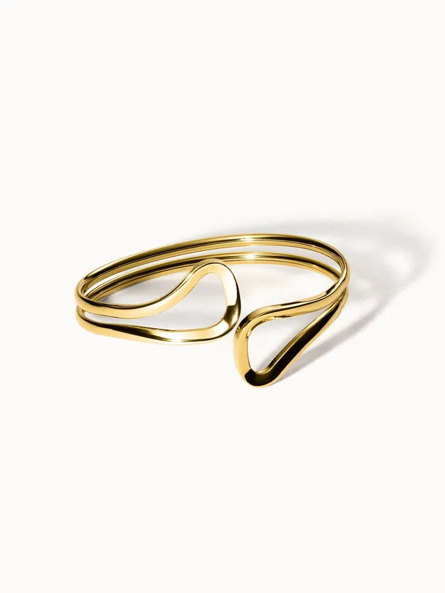 purelei-journey-armcuff-armreif-geschwungen-aus-edelstahl image 1