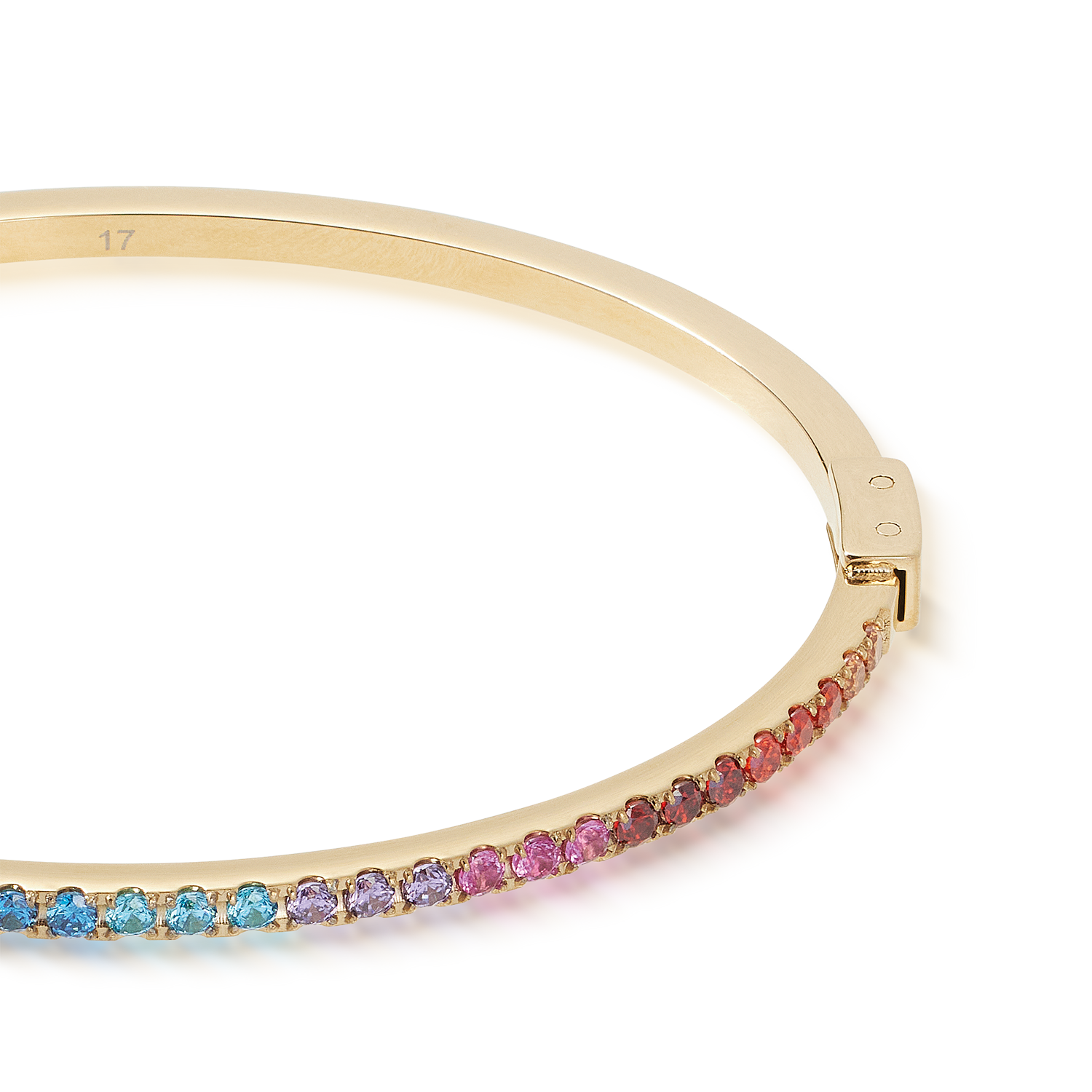 coeur-de-lion-eternal-love-armreif-gold-rainbow-mit-zirkonia image 2