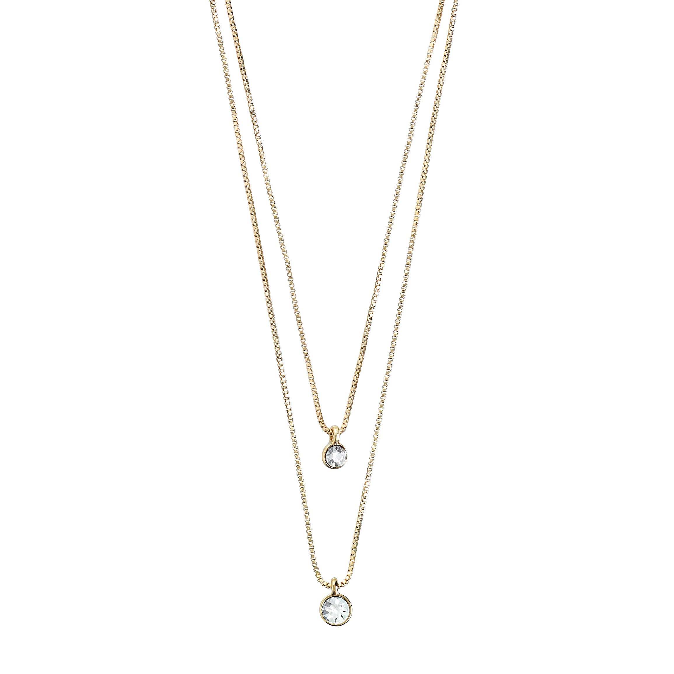 pilgrim-lucia-2-in-1-kristall-kette-vergoldet image 1