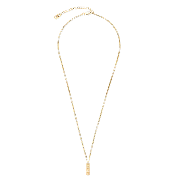 coeur-de-lion-spikes-trio-bar-halskette-gold-56-6-cm image 1