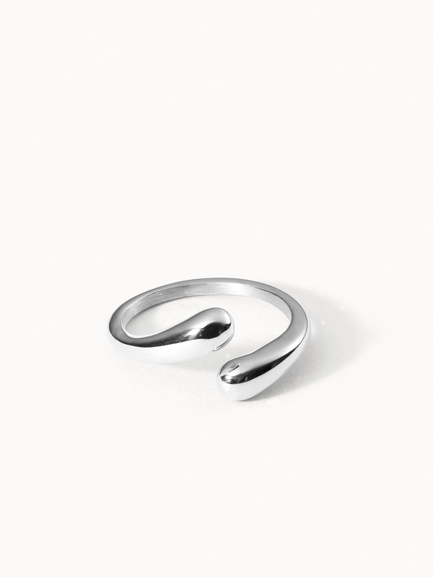 purelei-ohui-ring-offener-tropfen-ring-aus-edelstahl image 3