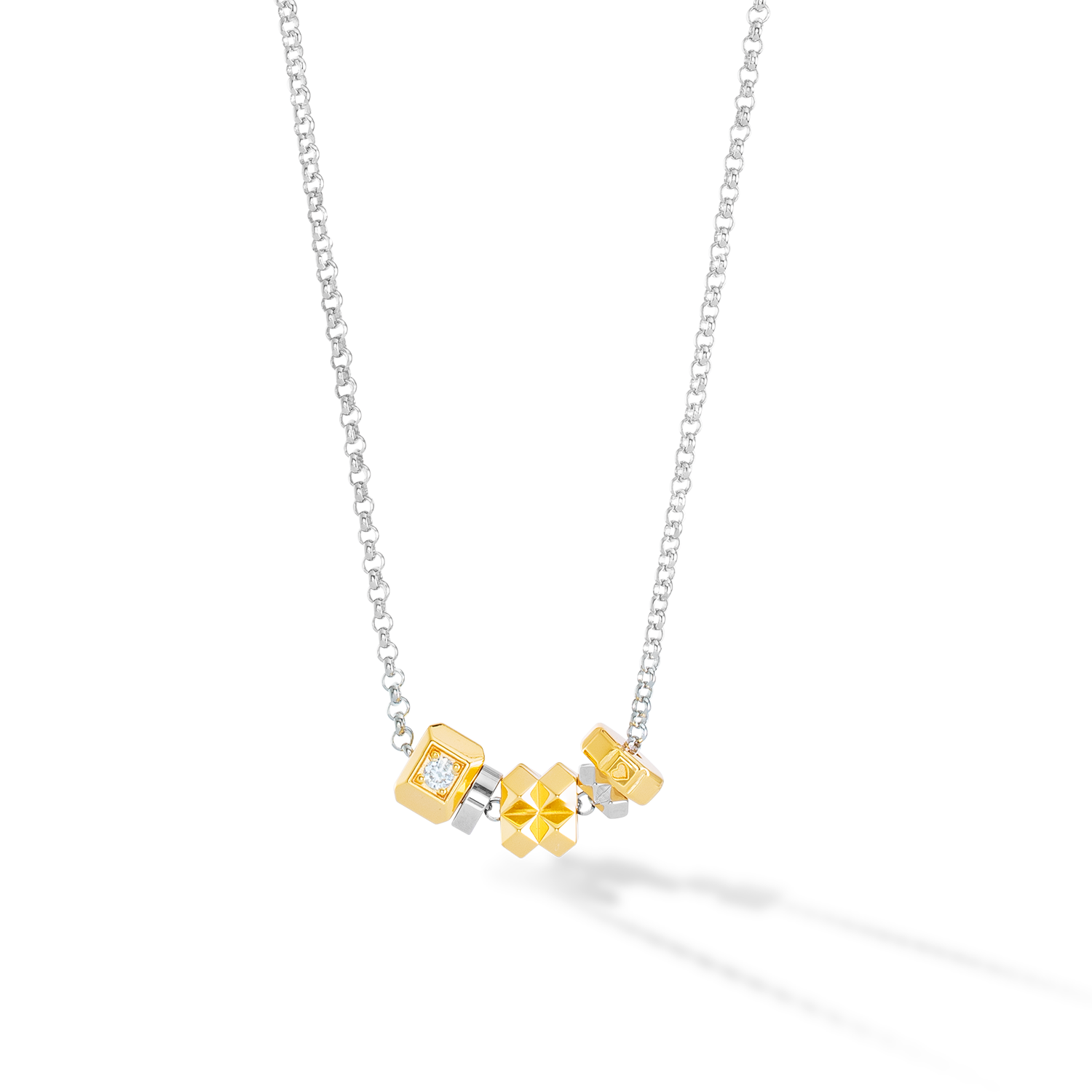 coeur-de-lion-elements-collection-halskette-bicolor-fine-edition image 2