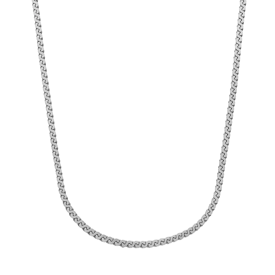 xenox-basic-halskette-925-sterlingsilber-rhodiniert-charm-kette image 1