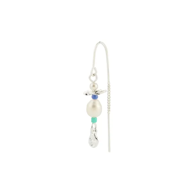 pilgrim-lennox-single-ohrring-versilbert-mit-s-wasserperlen image 1