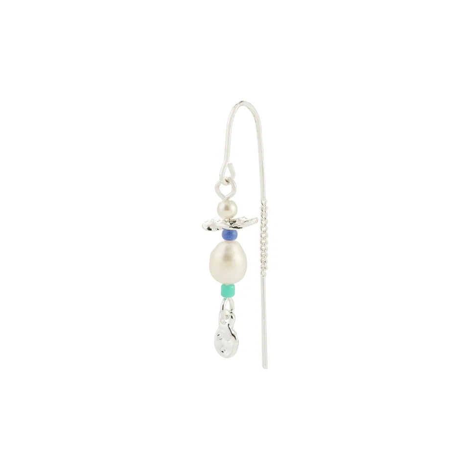 pilgrim-lennox-single-ohrring-versilbert-mit-s-wasserperlen image 1