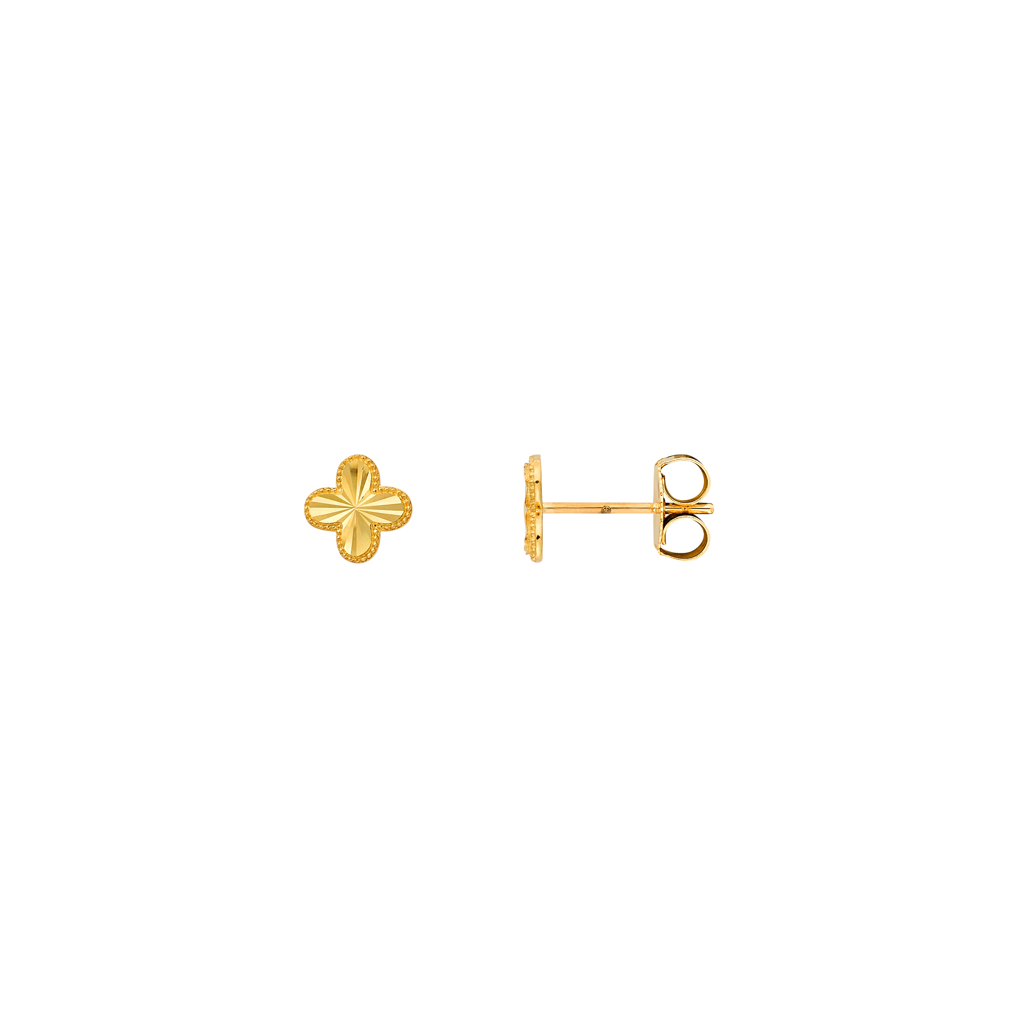 xenox-fine-clover-facet-ohrringe-585-gelbgold-xg14k4241g image 1