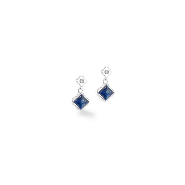 coeur-de-lion-station-collection-ohrringe-silber-blau-fine-edition-1-9-cm image 1
