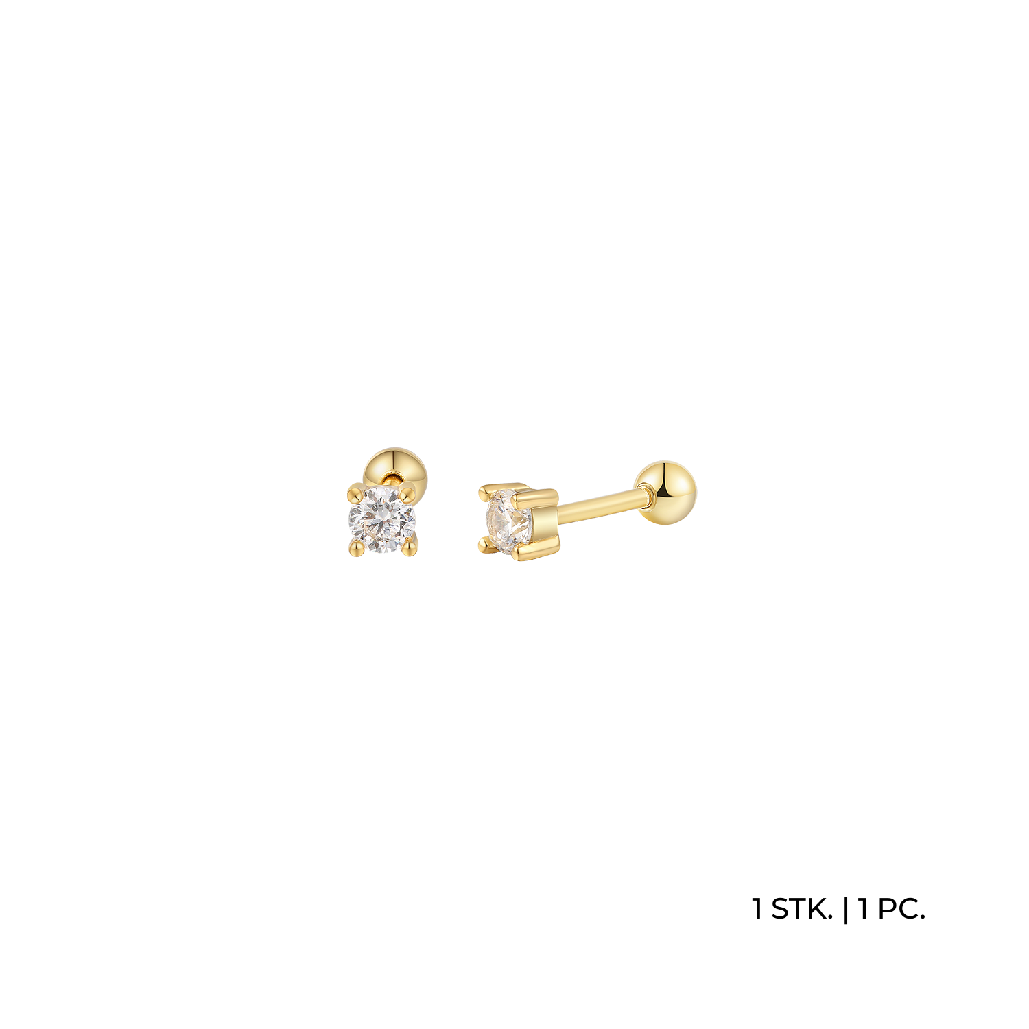 xenox-basic-piercing-925-sterlingsilber-rhodiniert-zirkonia image 2
