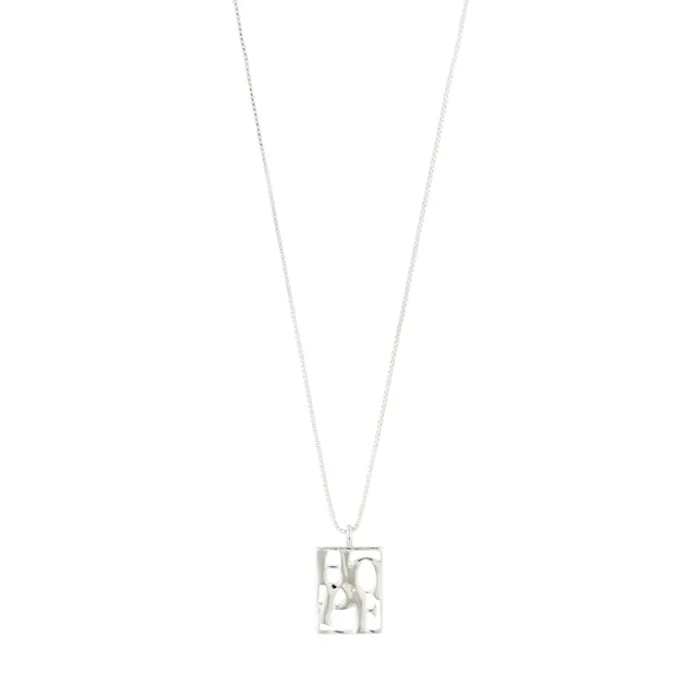 pilgrim-love-tag-hope-halskette-versilbert image 1