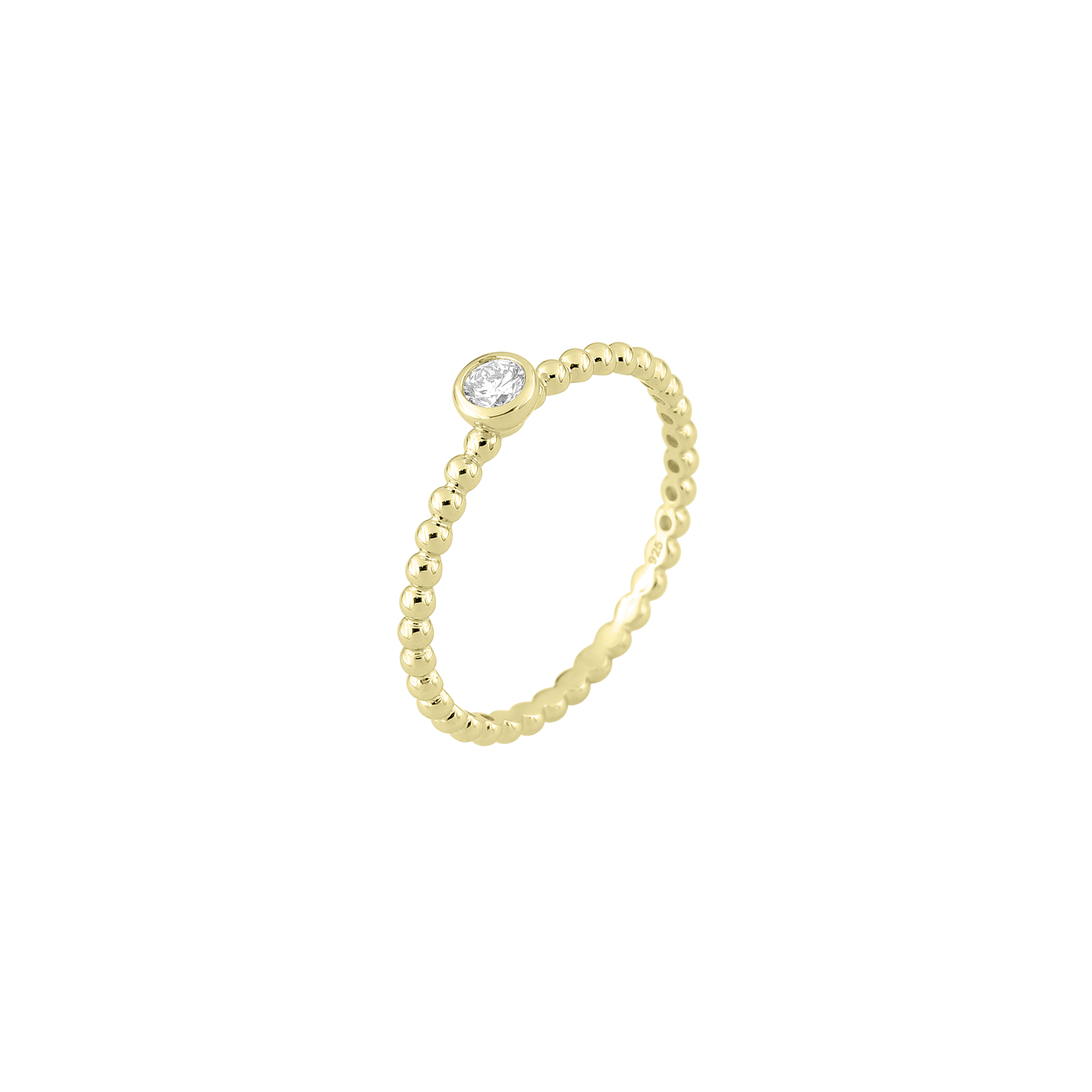 xenox-zarge-dots-ring-925-sterlingsilber-mit-lab-grown-diamonds image 1