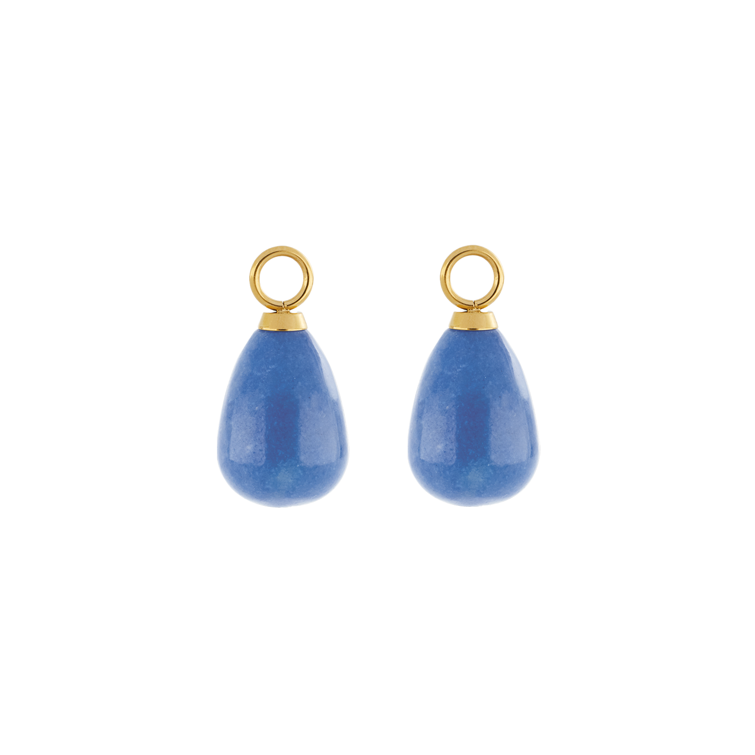 coeur-de-lion-ear-me-up-charm-tropfen-gold-blau-sodalith image 1